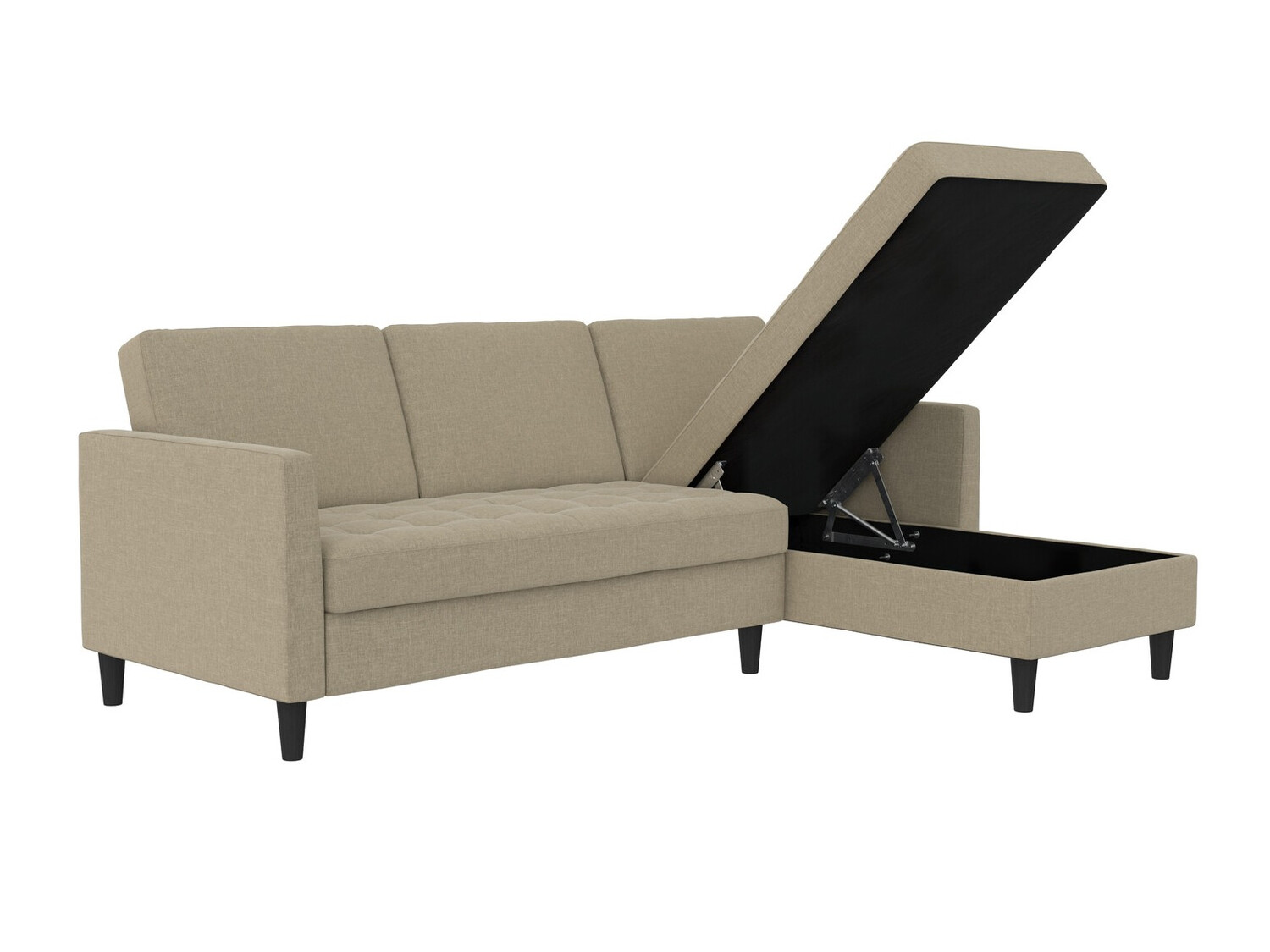 Sofá rinconero Tulsa 541 (Capuchino)