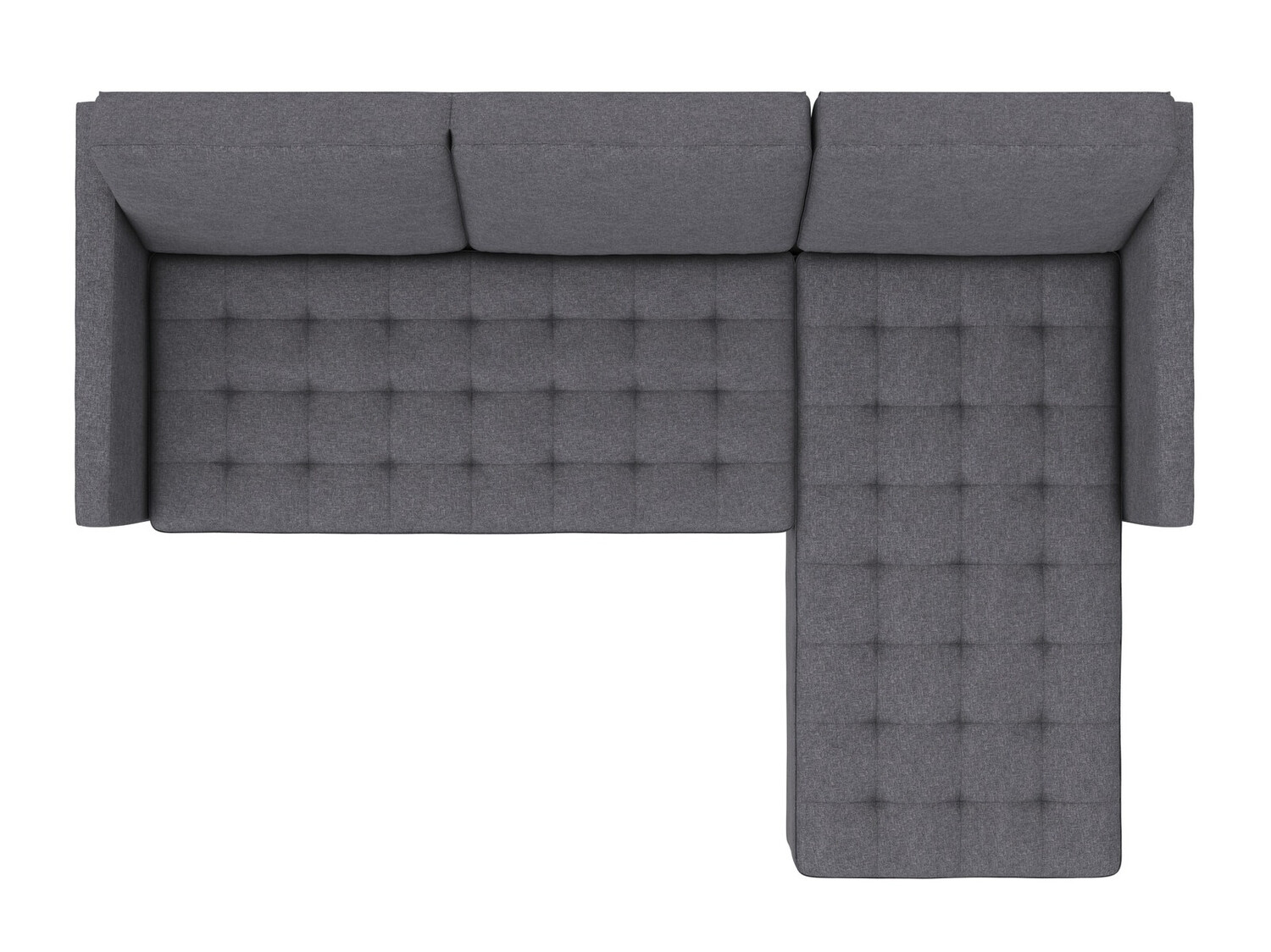 Sofá rinconero Tulsa 541 (Gris oscuro)