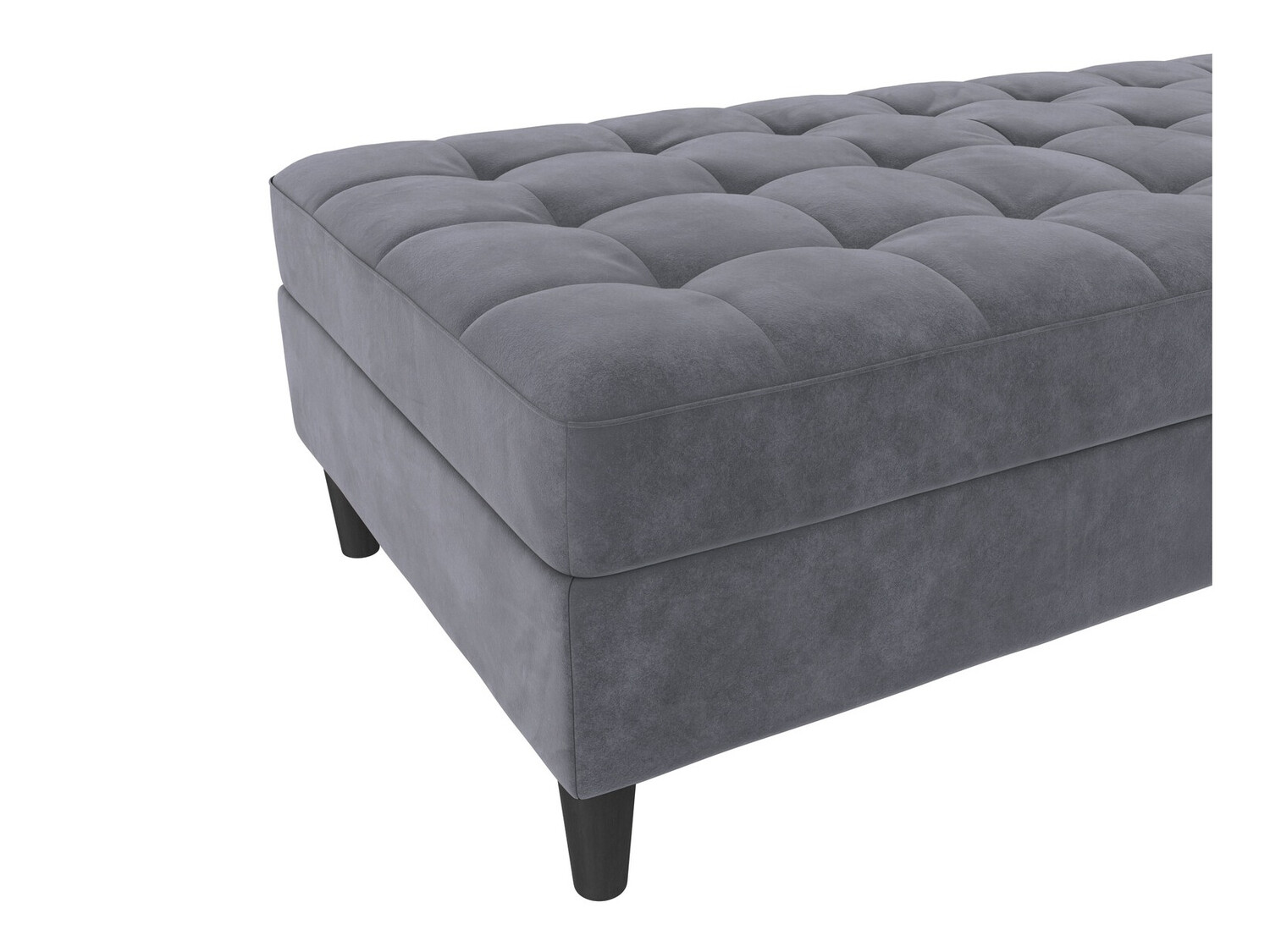 Banco tapizado Tulsa 544 (Gris)