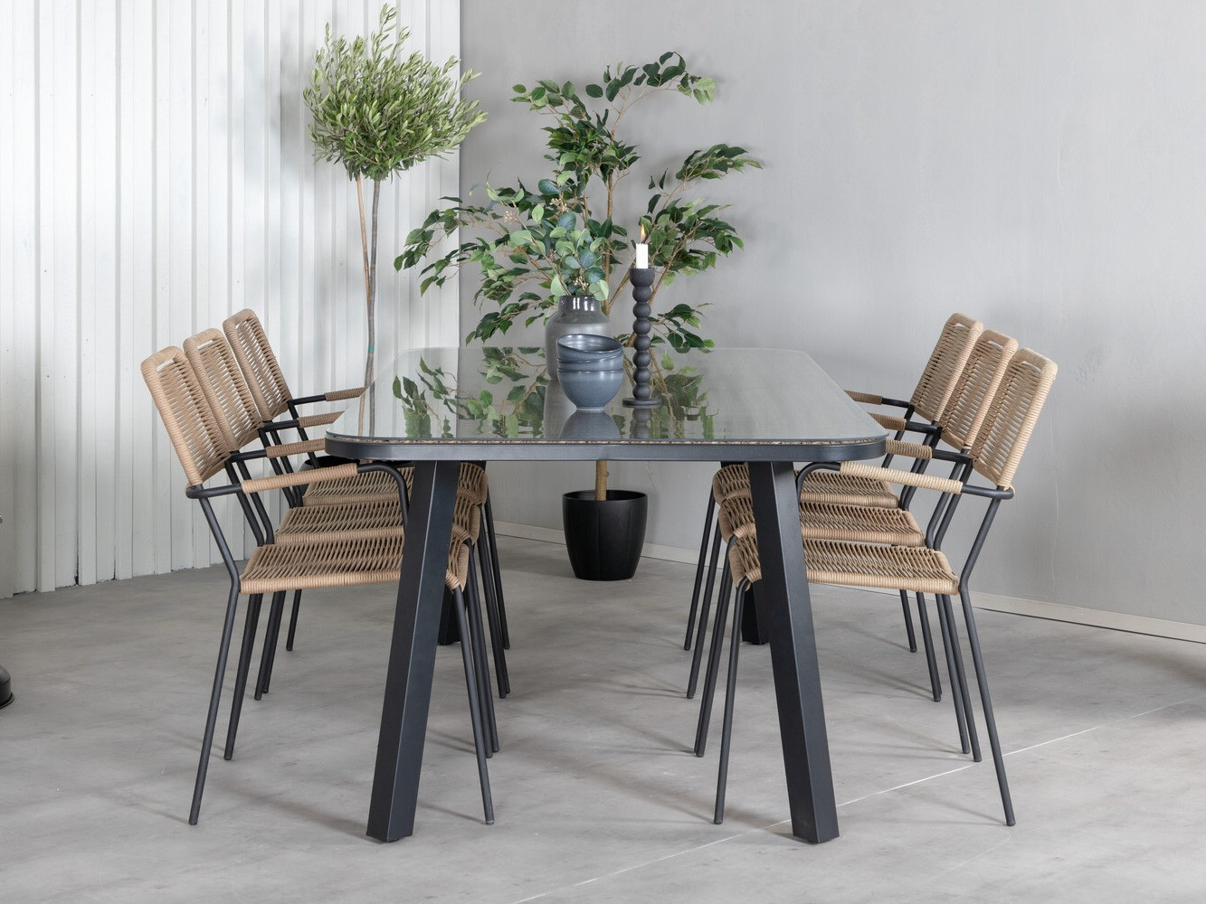 Conjunto de mesa y sillas Dallas 3702