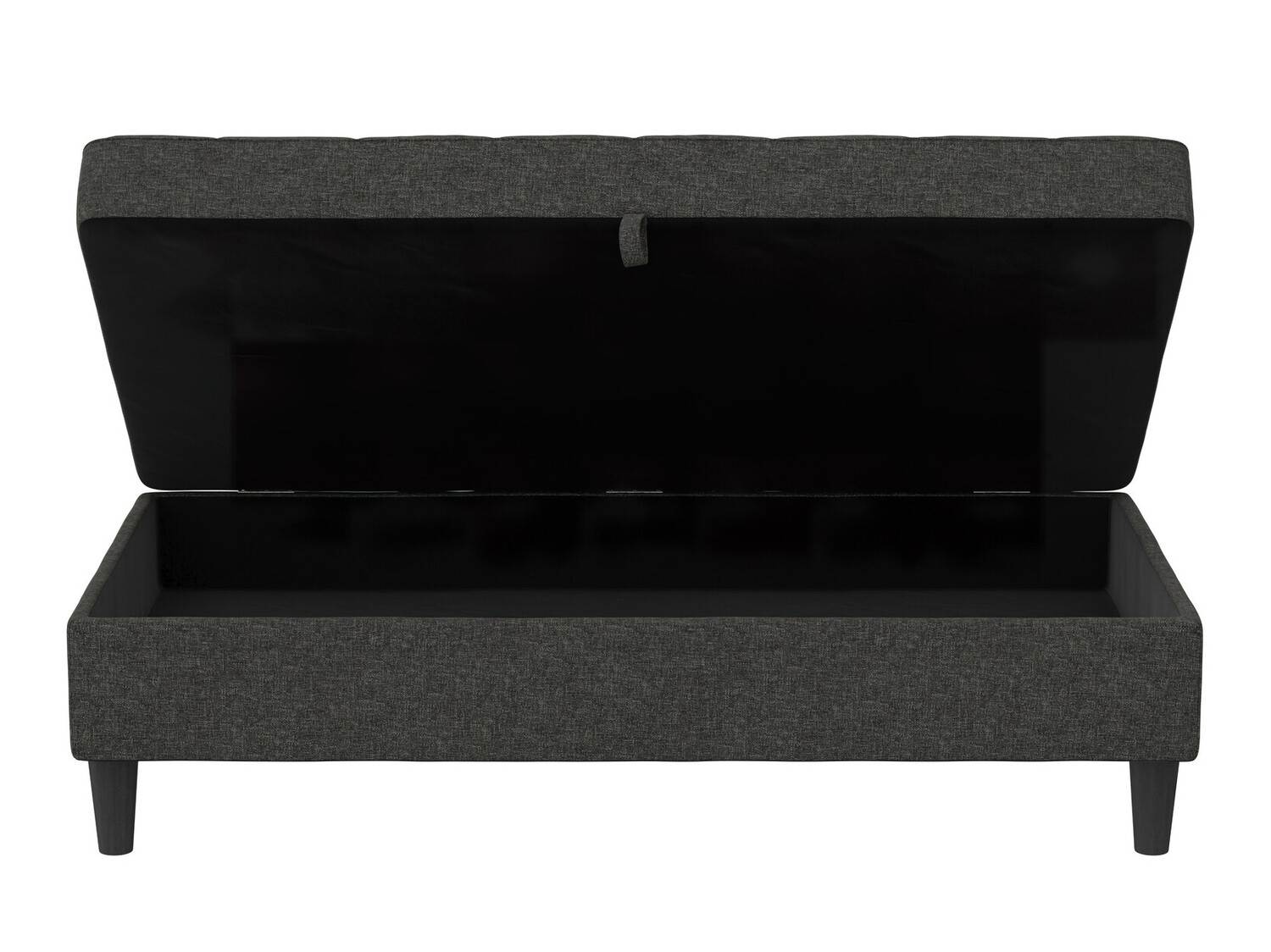 Banco acolchado Tulsa 545 (Gris oscuro)