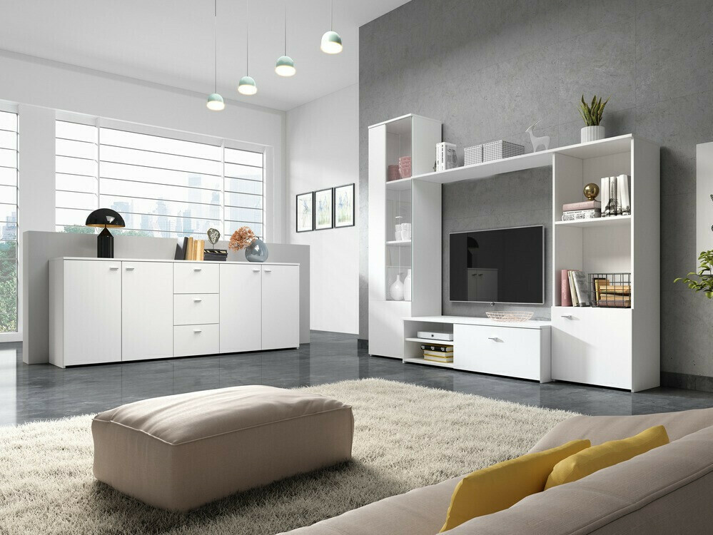 Cómoda Kingston 116 (Blanco)