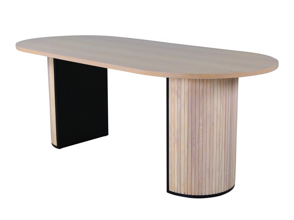 Conjunto de mesas y sillas para comedor Dallas 2767 (Crema + Negro)