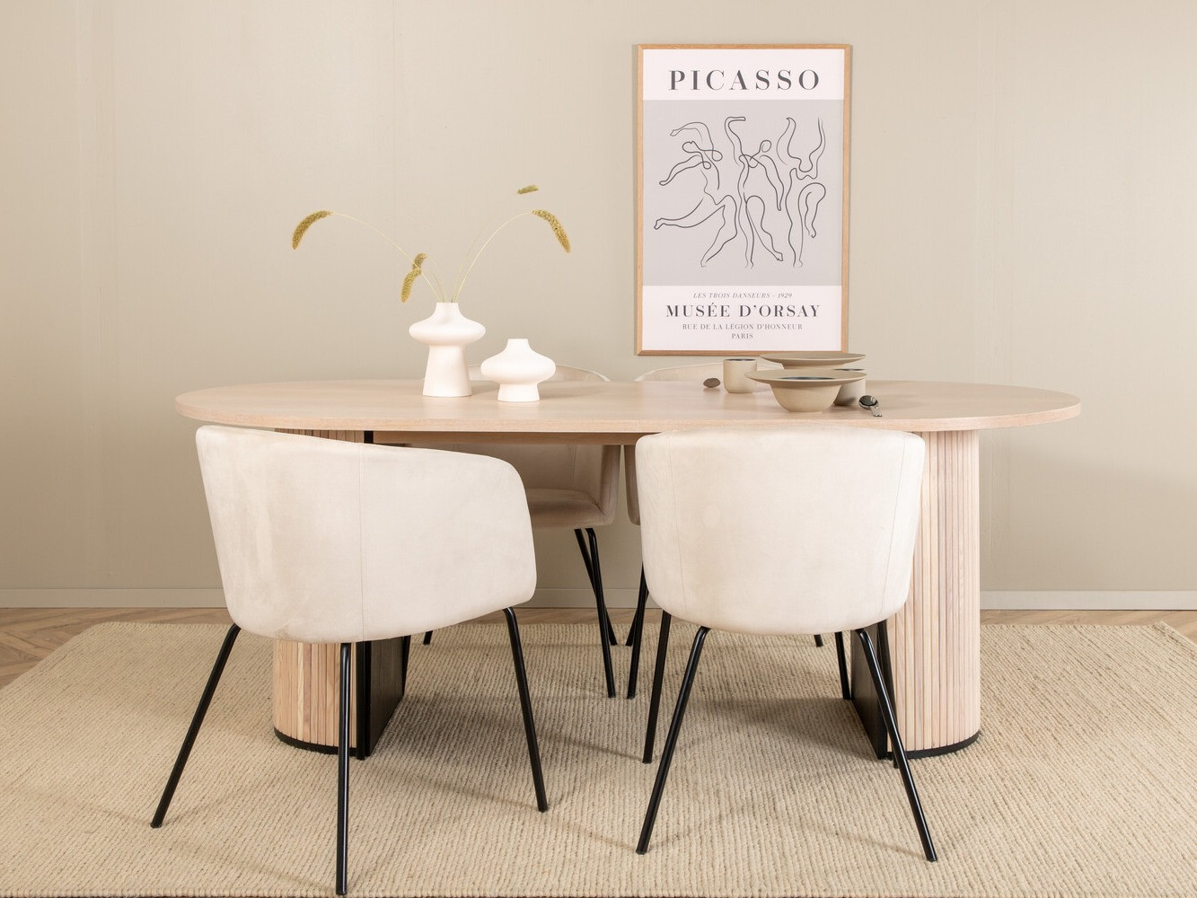 Conjunto de mesas y sillas para comedor Dallas 2767