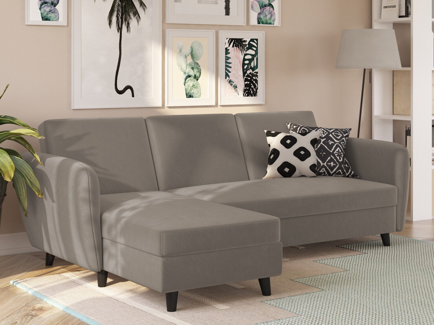 Sofá rinconero Tulsa 557 (Taupe)