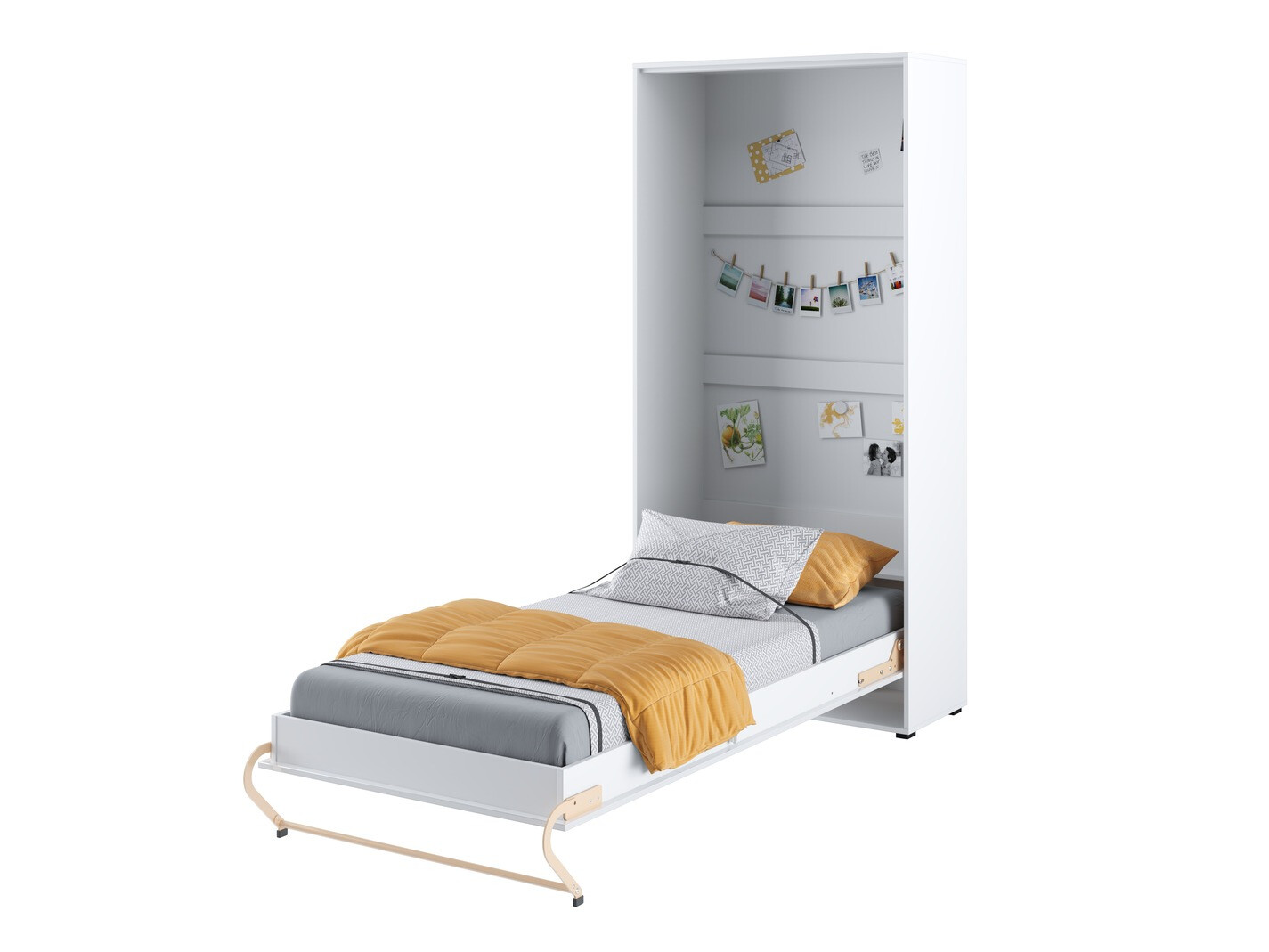 Conjuntos de muebles Concept Pro Lenart Levfere 144 (Blanco brillante + Blanco)