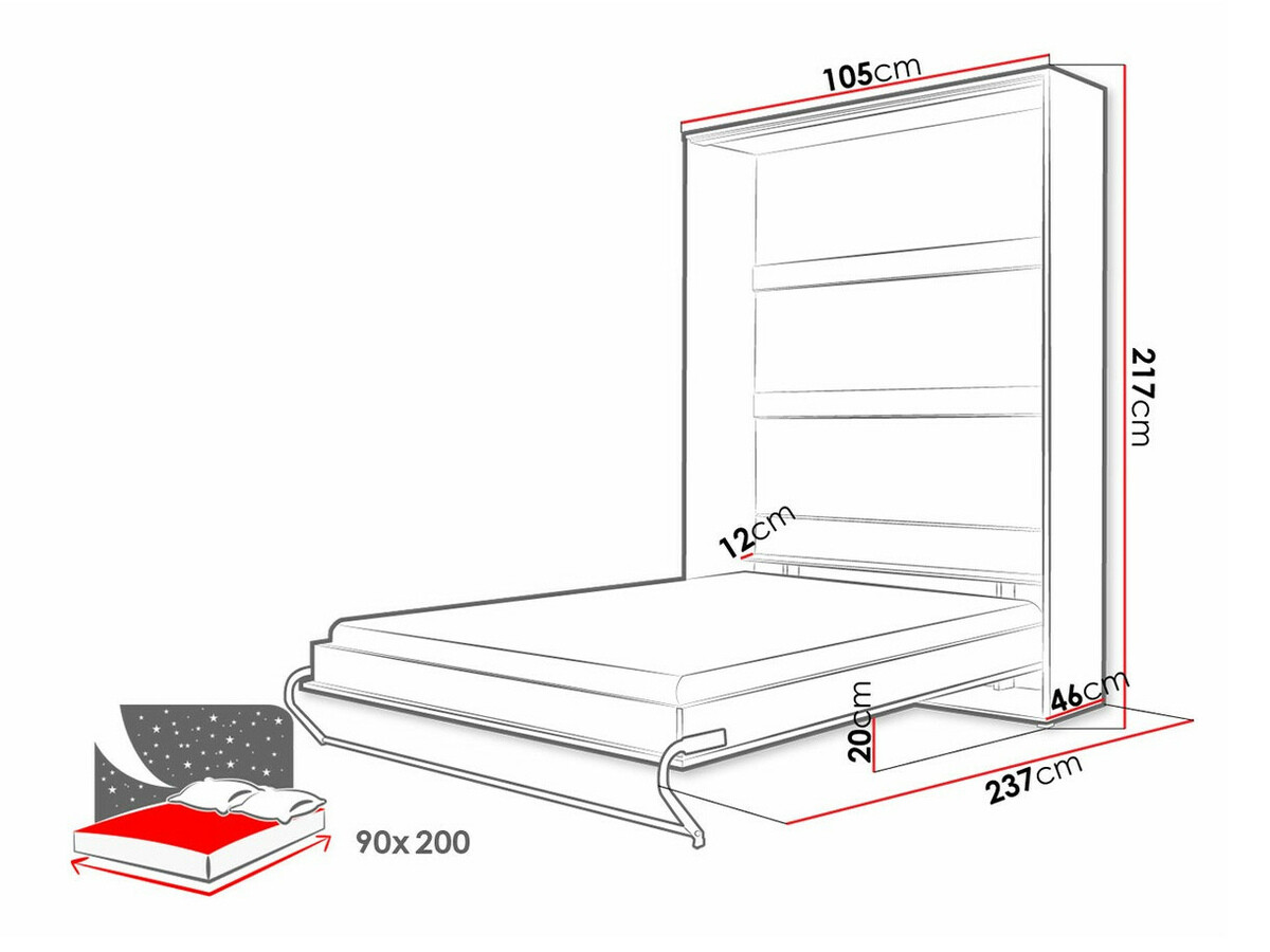 Conjuntos de muebles Concept Pro Lenart XI (Gris)