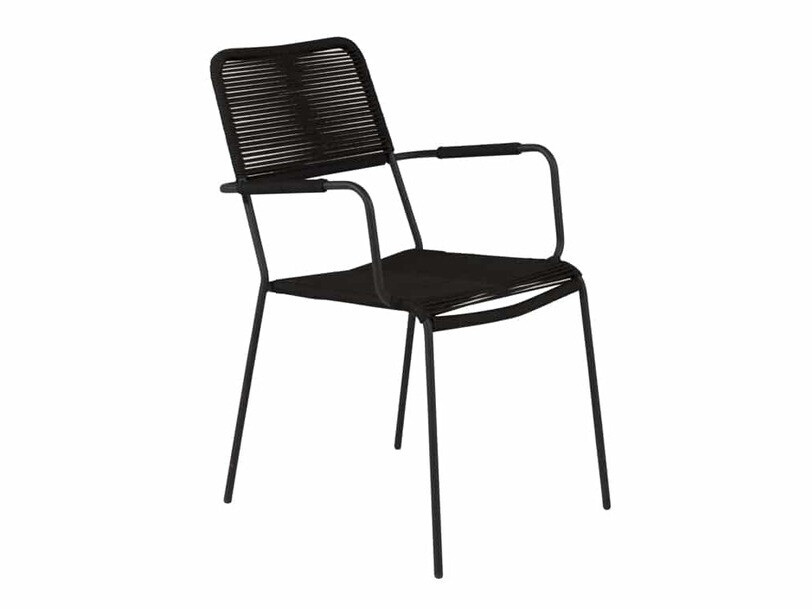 Conjunto de mesa y sillas Dallas 2983 (Negro)