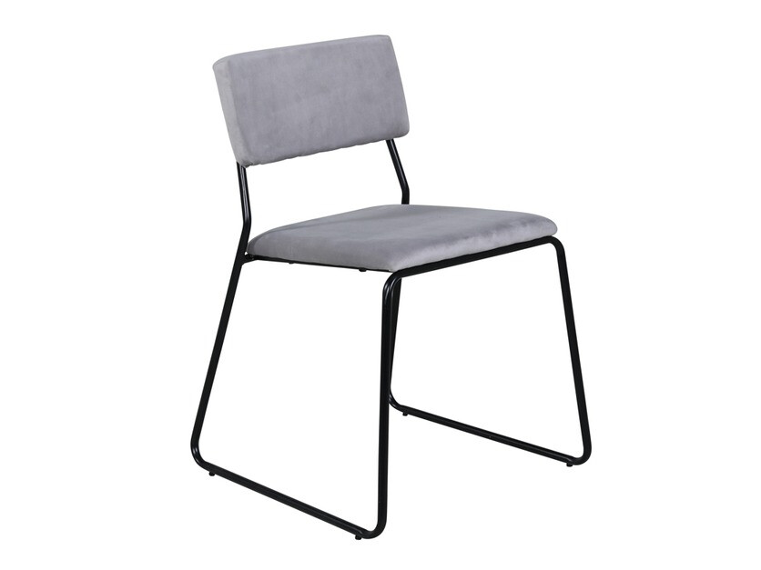 Conjunto de comedor Dallas 3056 (Gris + Negro)