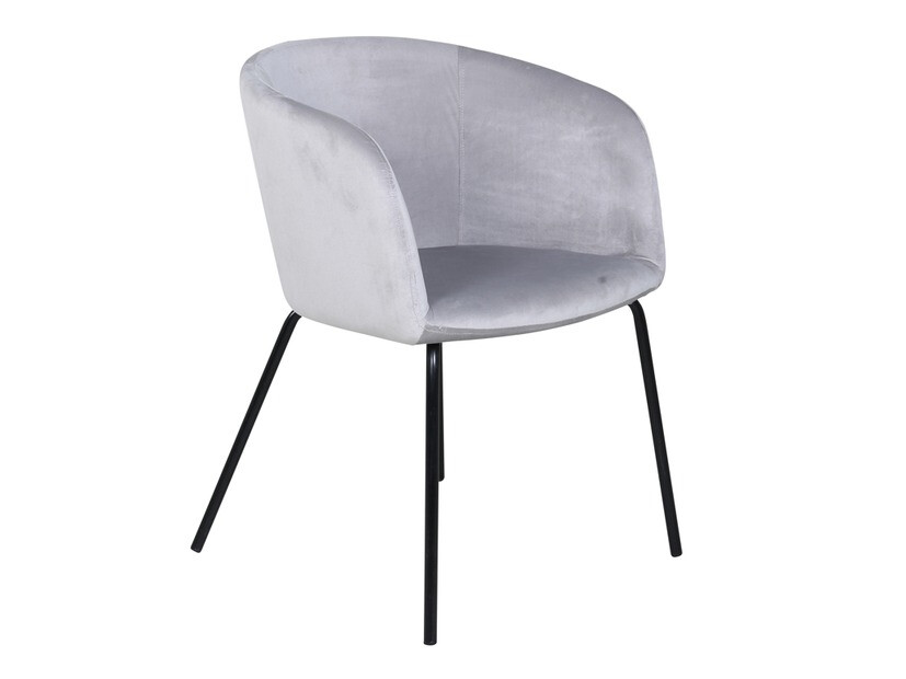 Conjunto de comedor Dallas 3063 (Gris claro + Negro)