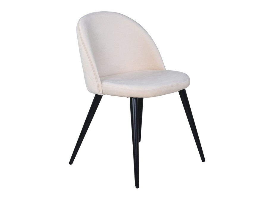 Conjunto de comedor Dallas 3072 (Crema + Negro)