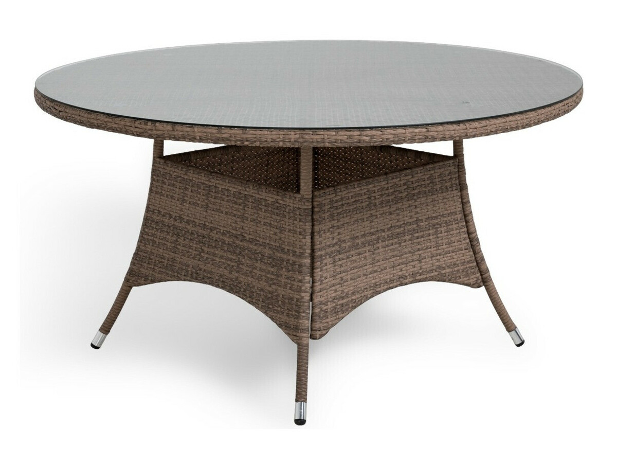 Conjunto de mesa y sillas Comfort Garden 1386 (Marrón)