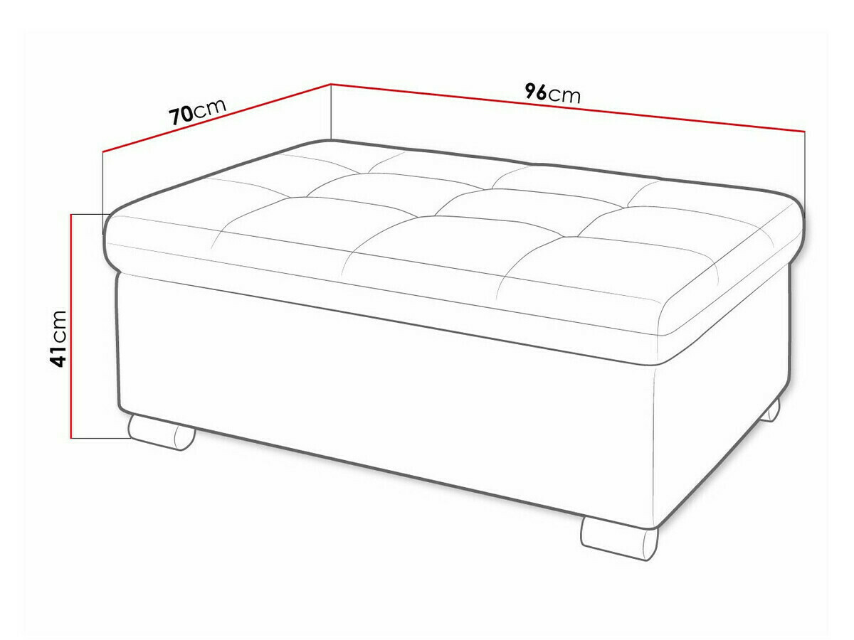 Banco acolchado Comfivo 118 (Uttario Velvet 2979 + Matana 17)