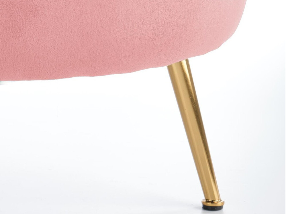 Sillón Houston 1437 (Rosa + Dorado)