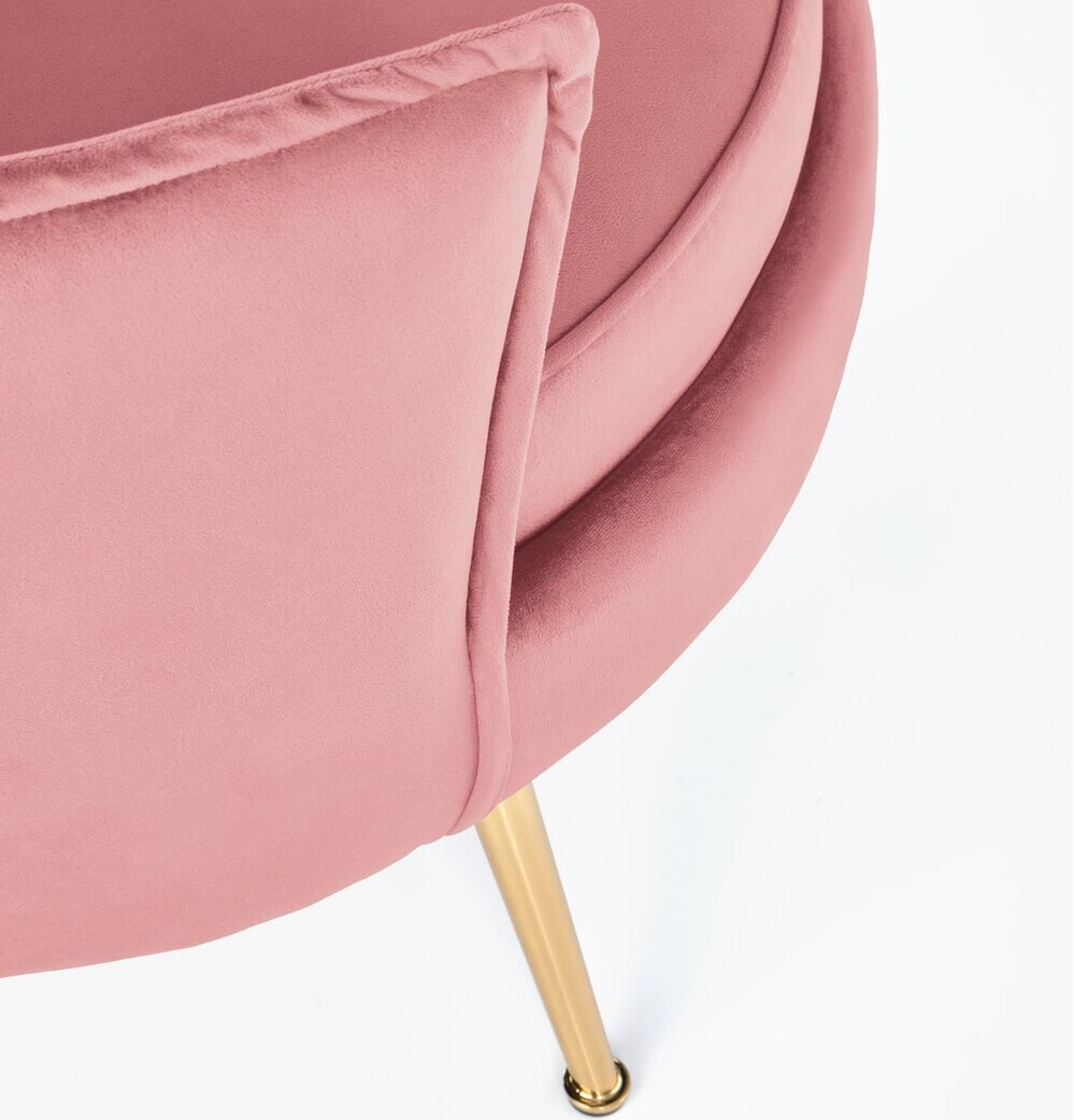 Sillón Houston 1437 (Rosa + Dorado)