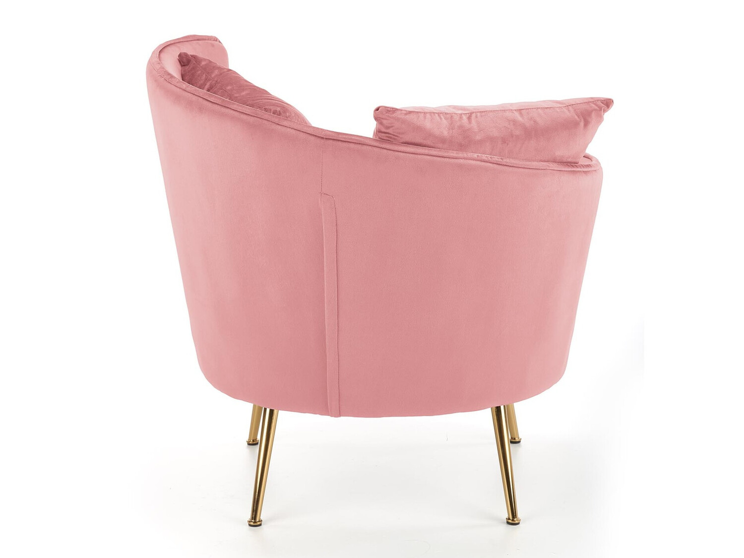 Sillón Houston 1437 (Rosa + Dorado)