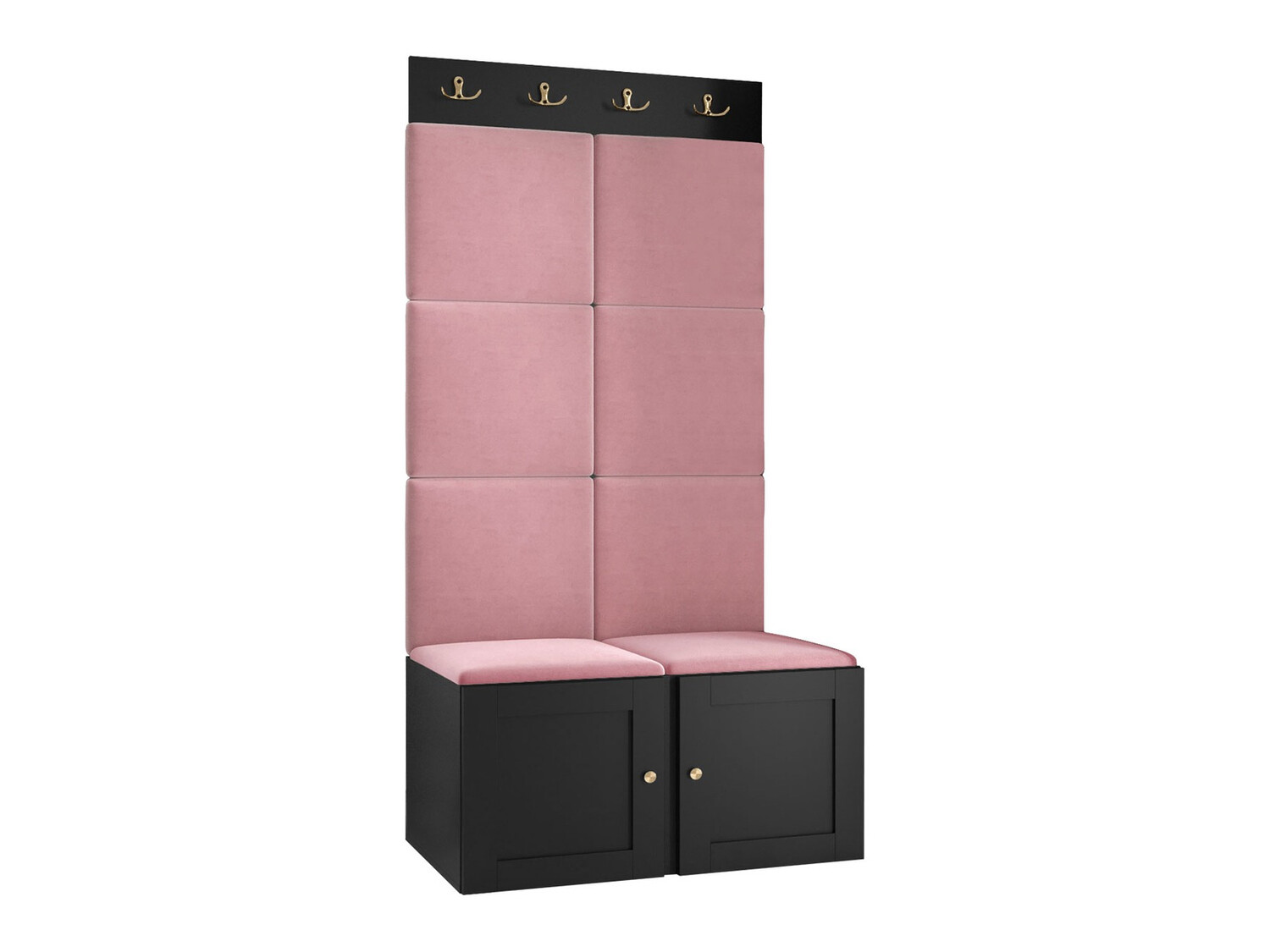 Conjunto para recibidor Hartford 375 (Negro)