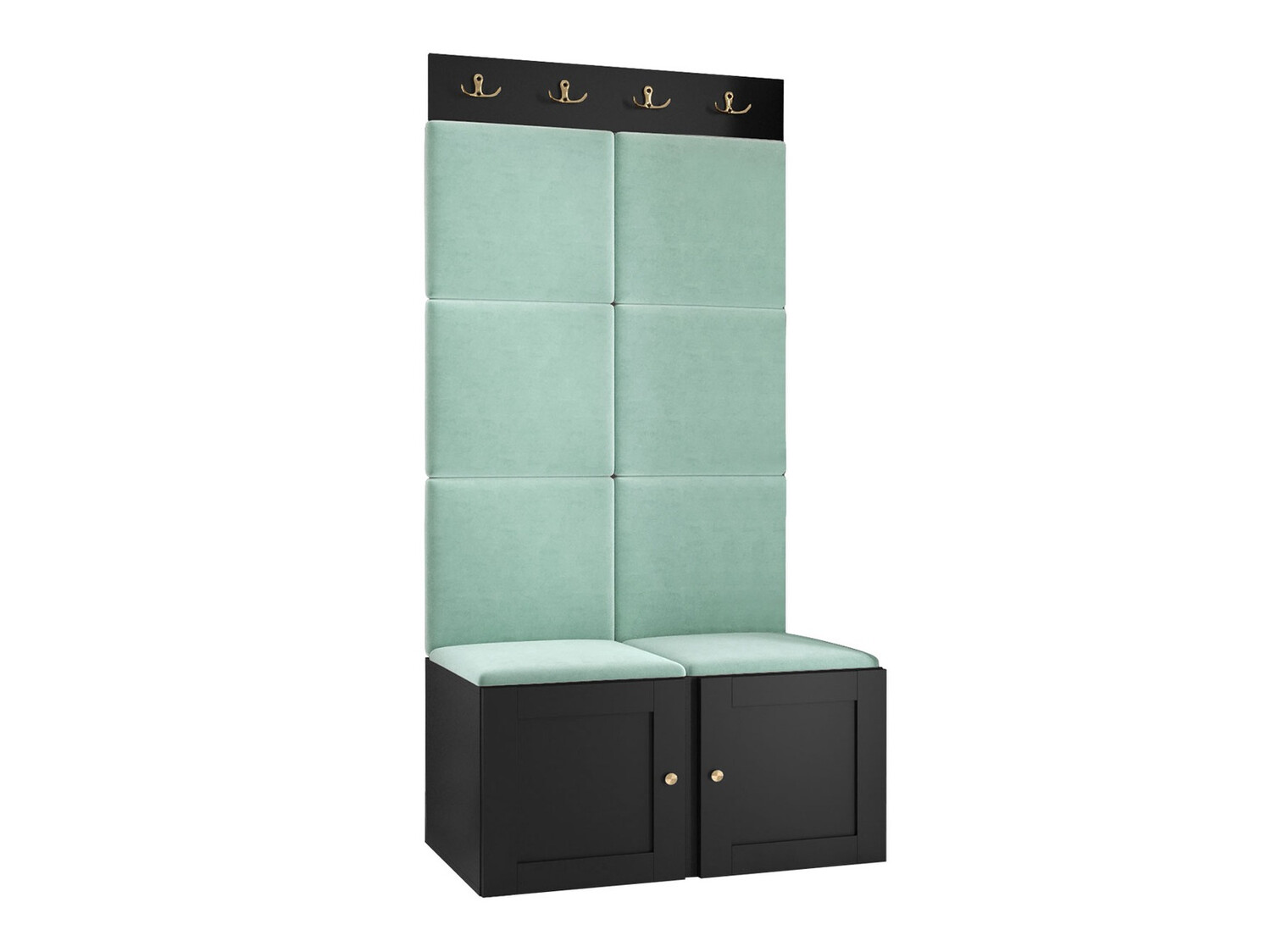 Conjunto para recibidor Hartford 375 (Negro)