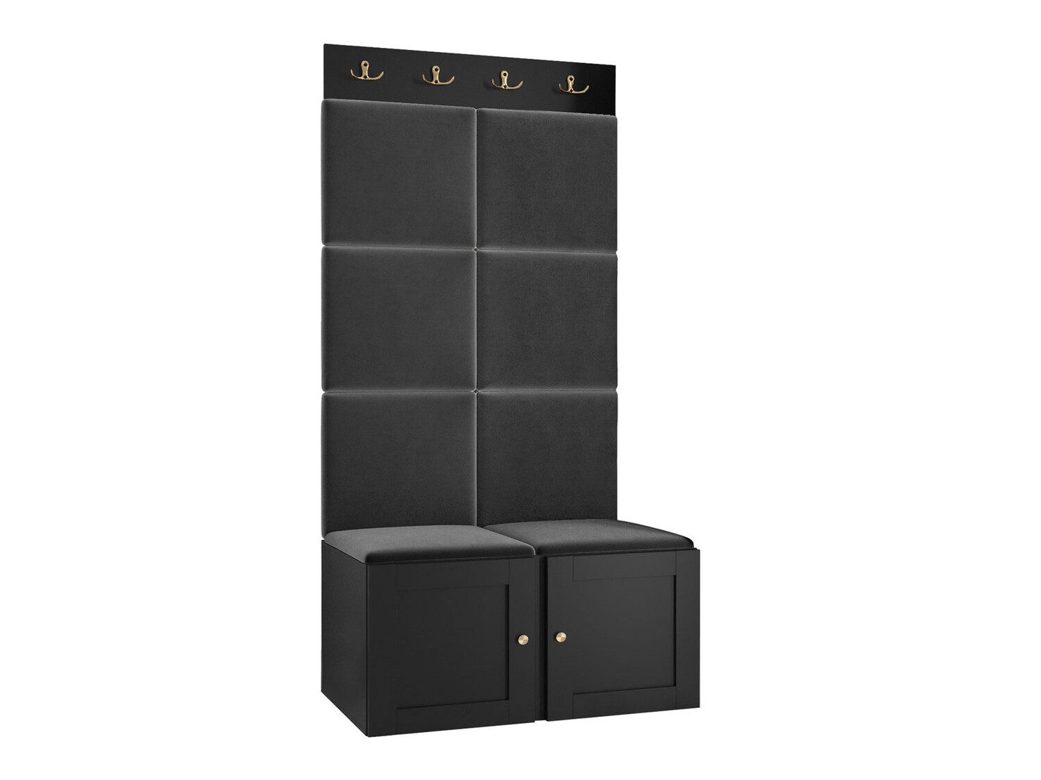 Conjunto para recibidor Hartford 375 (Negro)