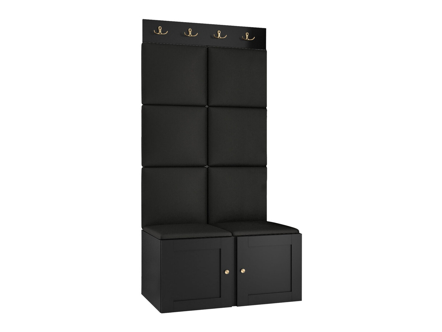 Conjunto para recibidor Hartford 375 (Negro)