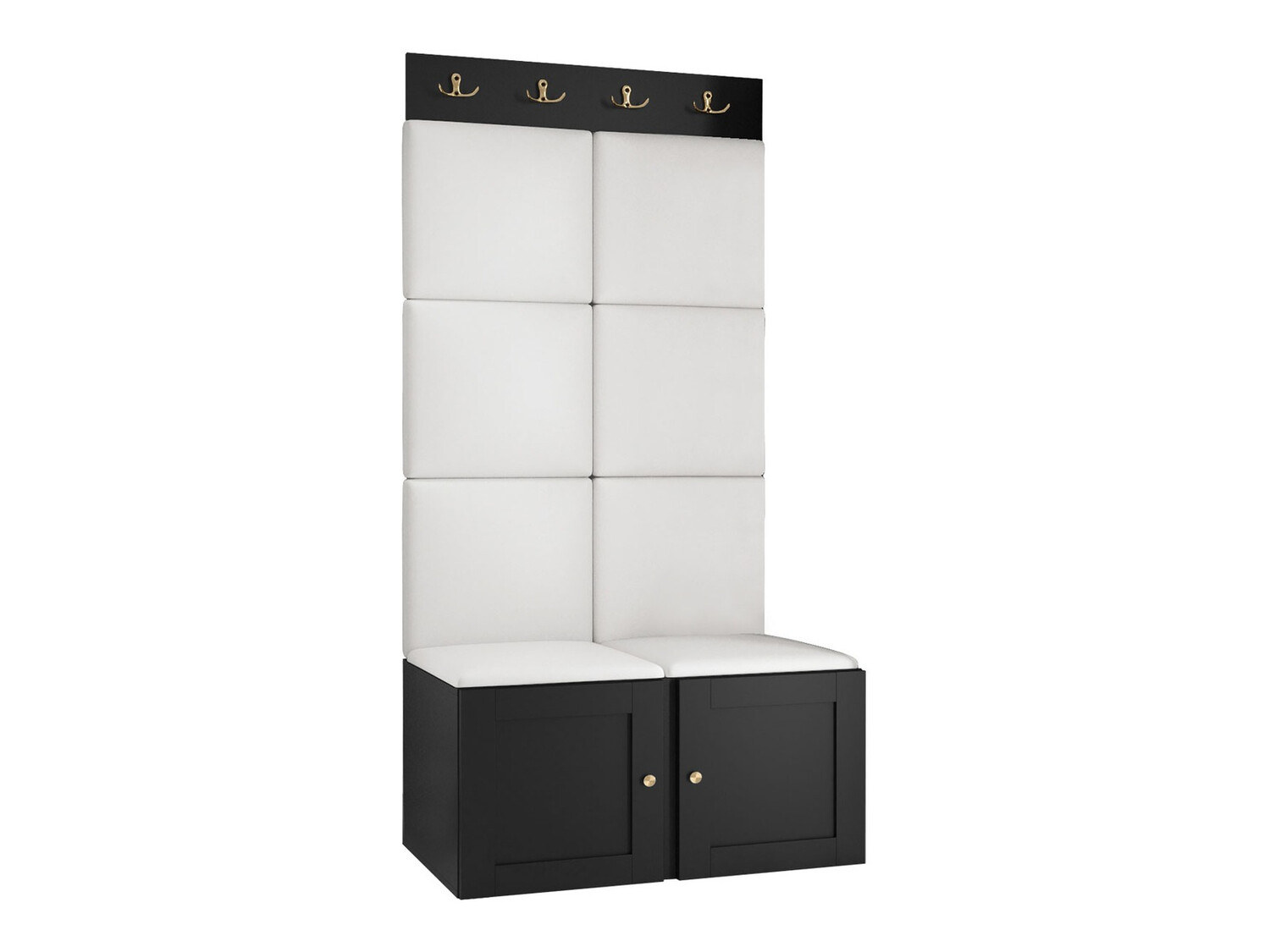 Conjunto para recibidor Hartford 375 (Negro)