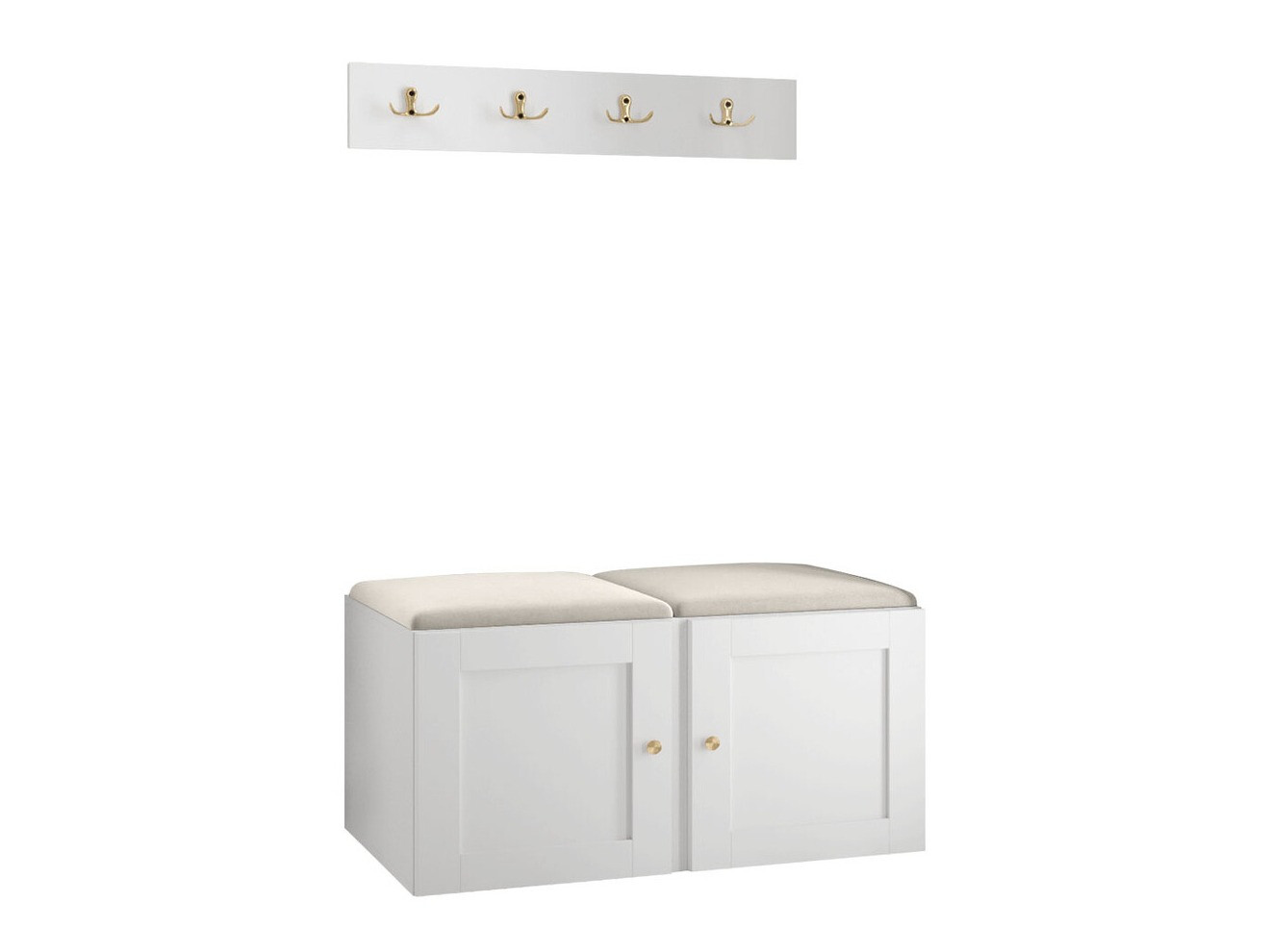 Conjunto para recibidor Hartford 376 (Blanco)