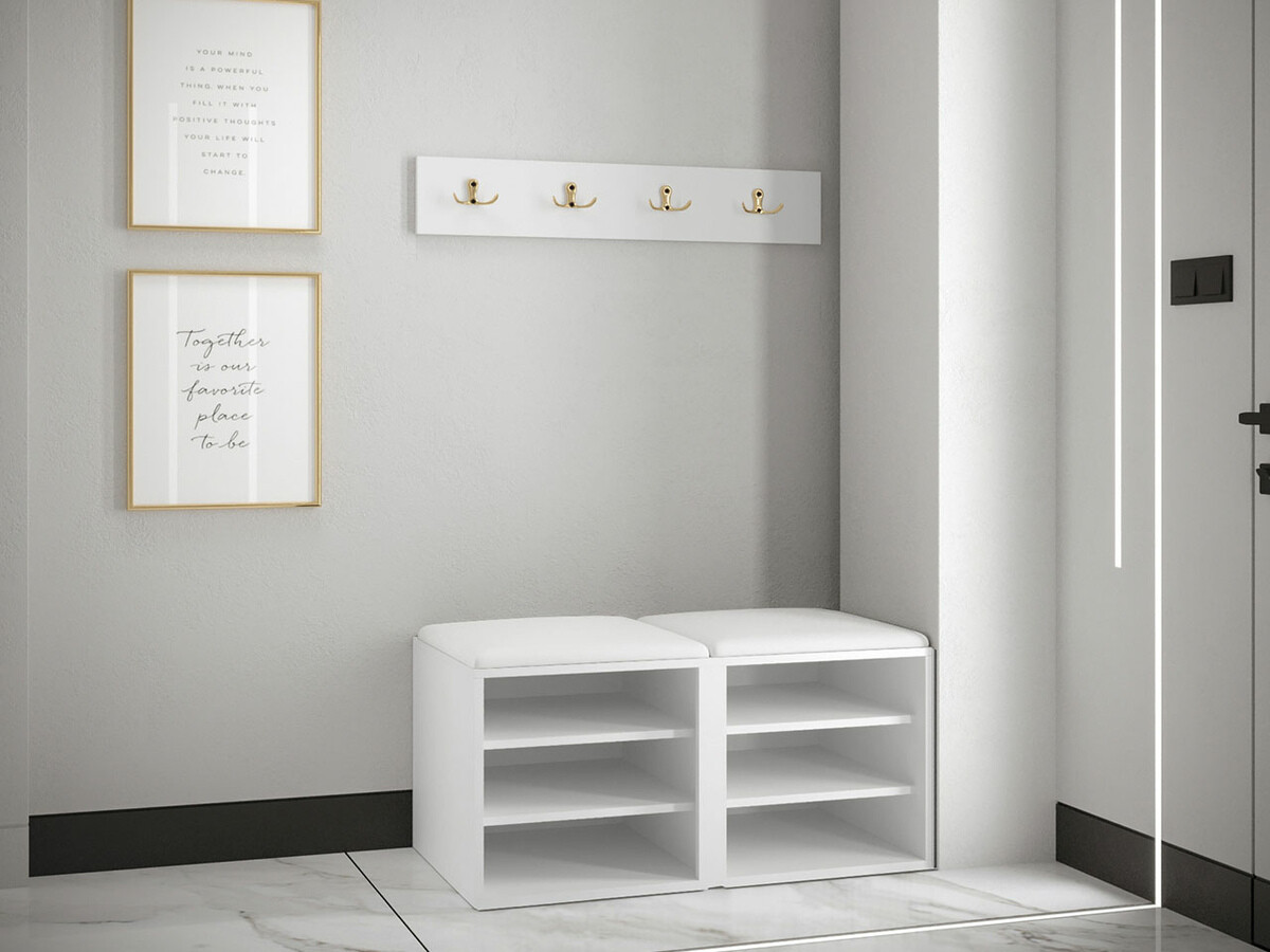 Conjunto para recibidor Hartford 376 (Blanco)