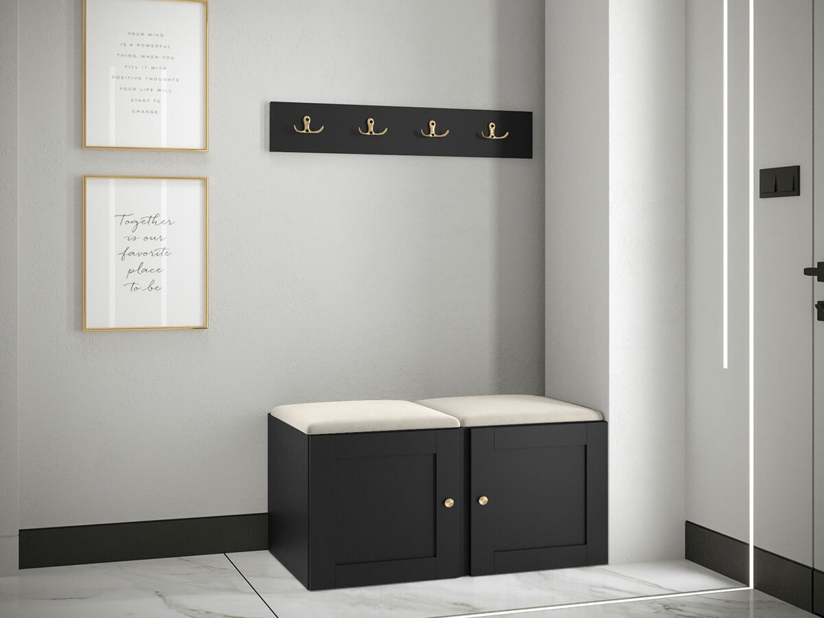 Conjunto para recibidor Hartford 376 (Negro)