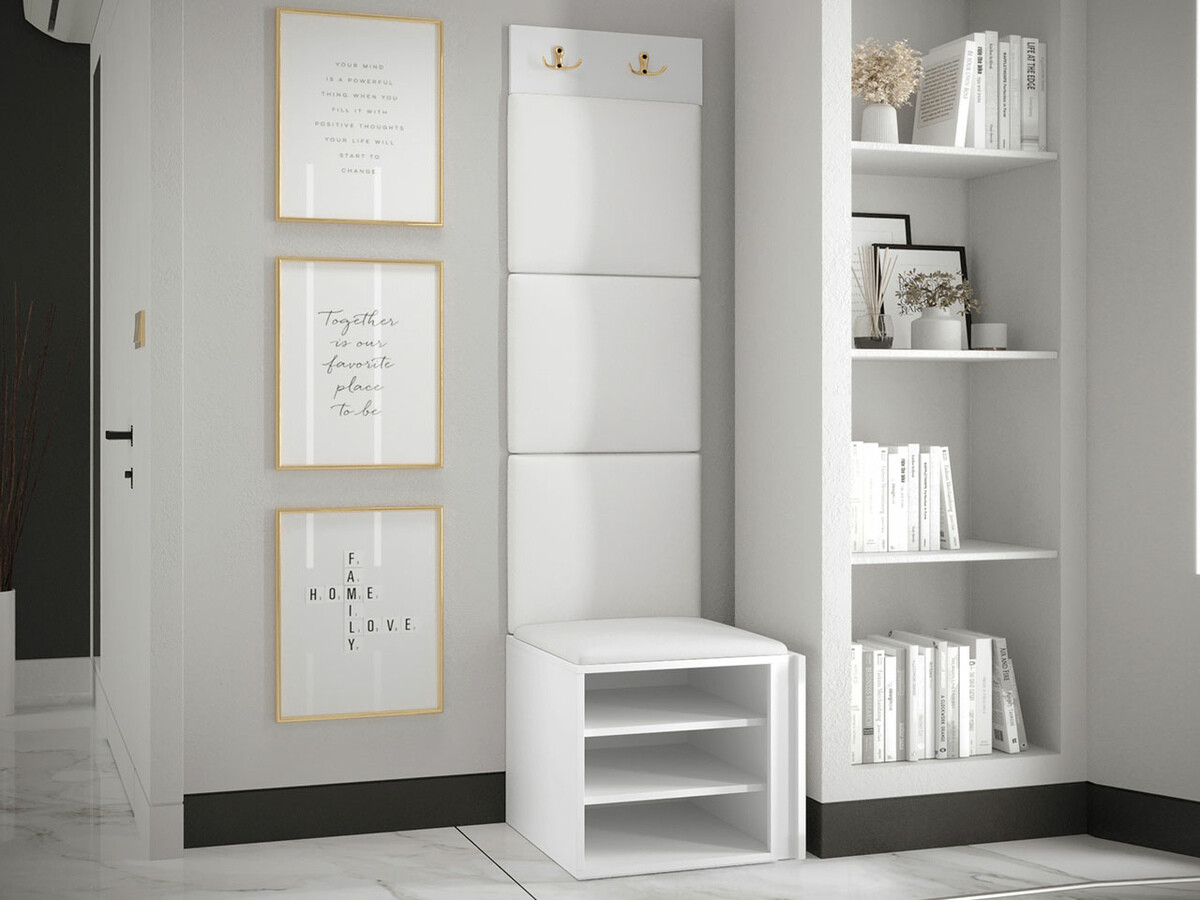 Conjunto para recibidor Hartford 378 (Blanco)