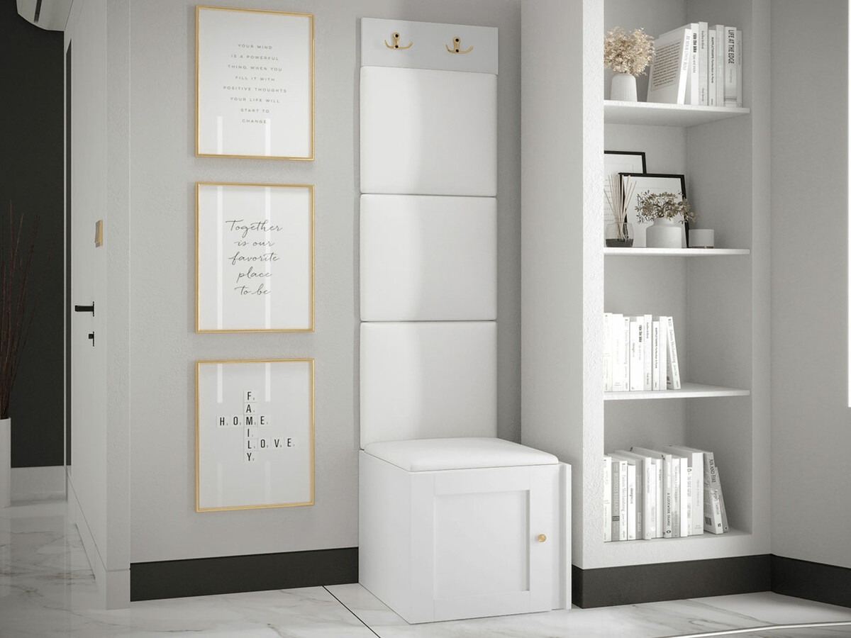 Conjunto para recibidor Hartford 378 (Blanco)