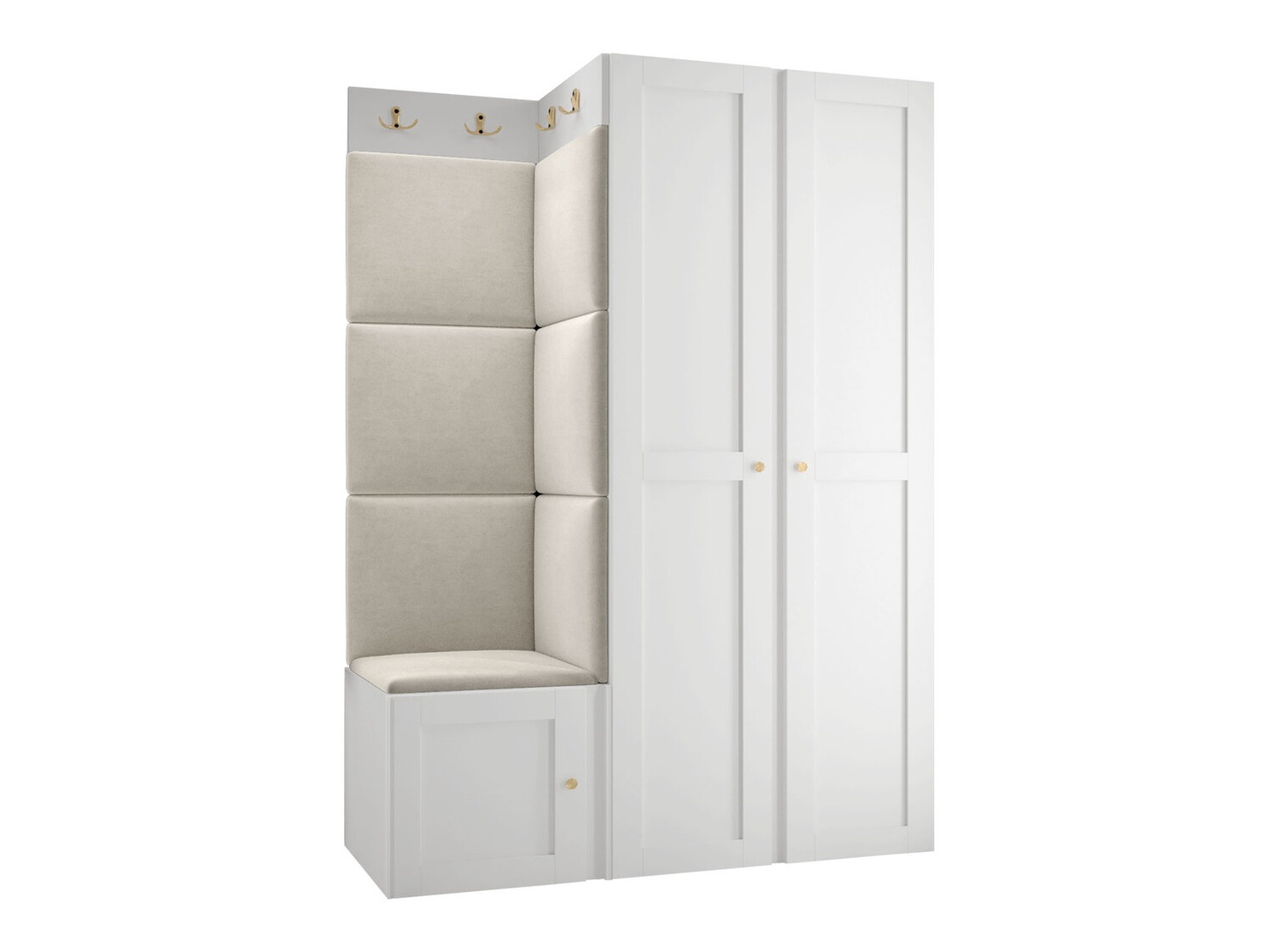 Conjunto para recibidor Hartford 379 (Blanco)