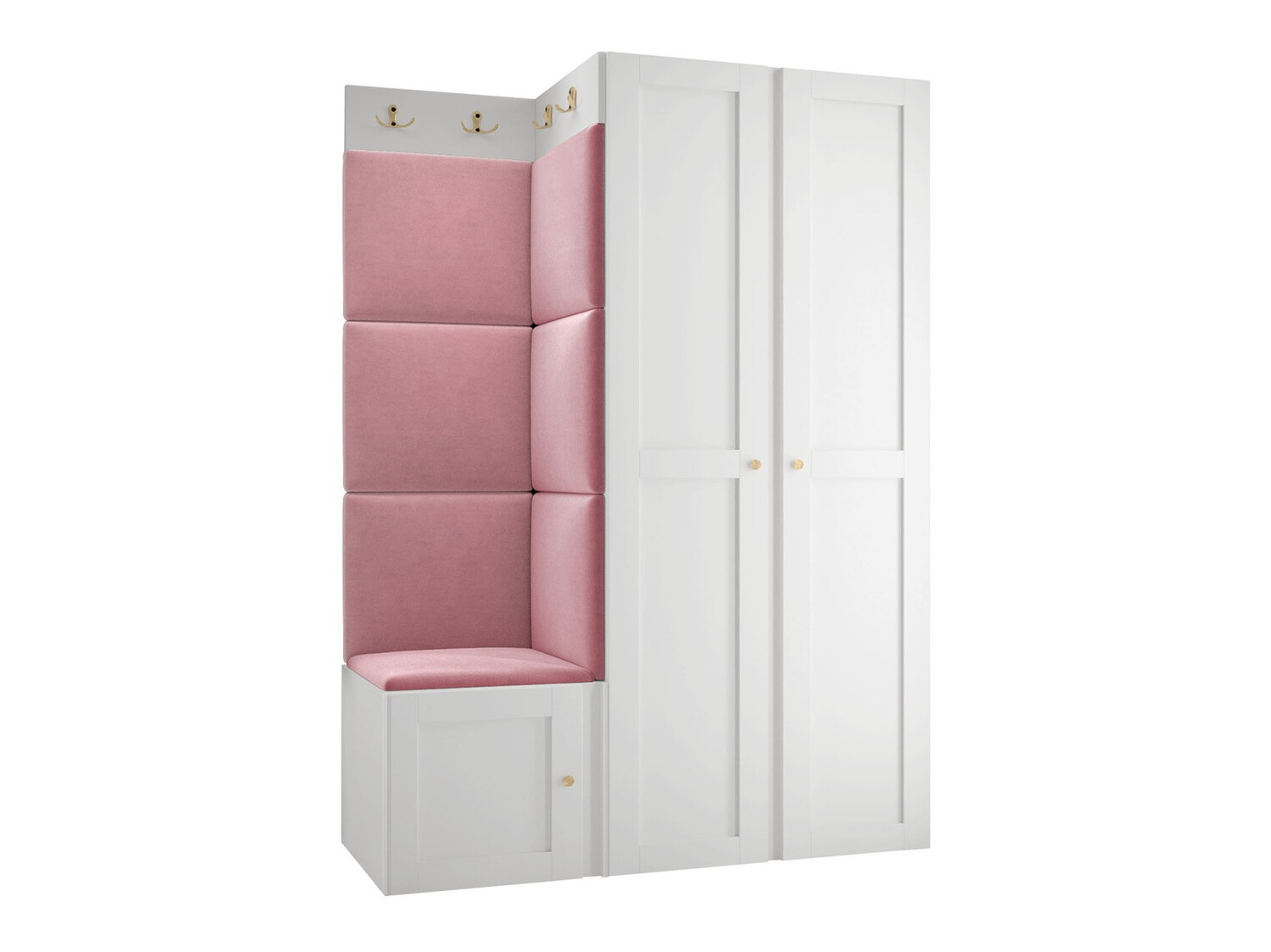 Conjunto para recibidor Hartford 379 (Blanco)