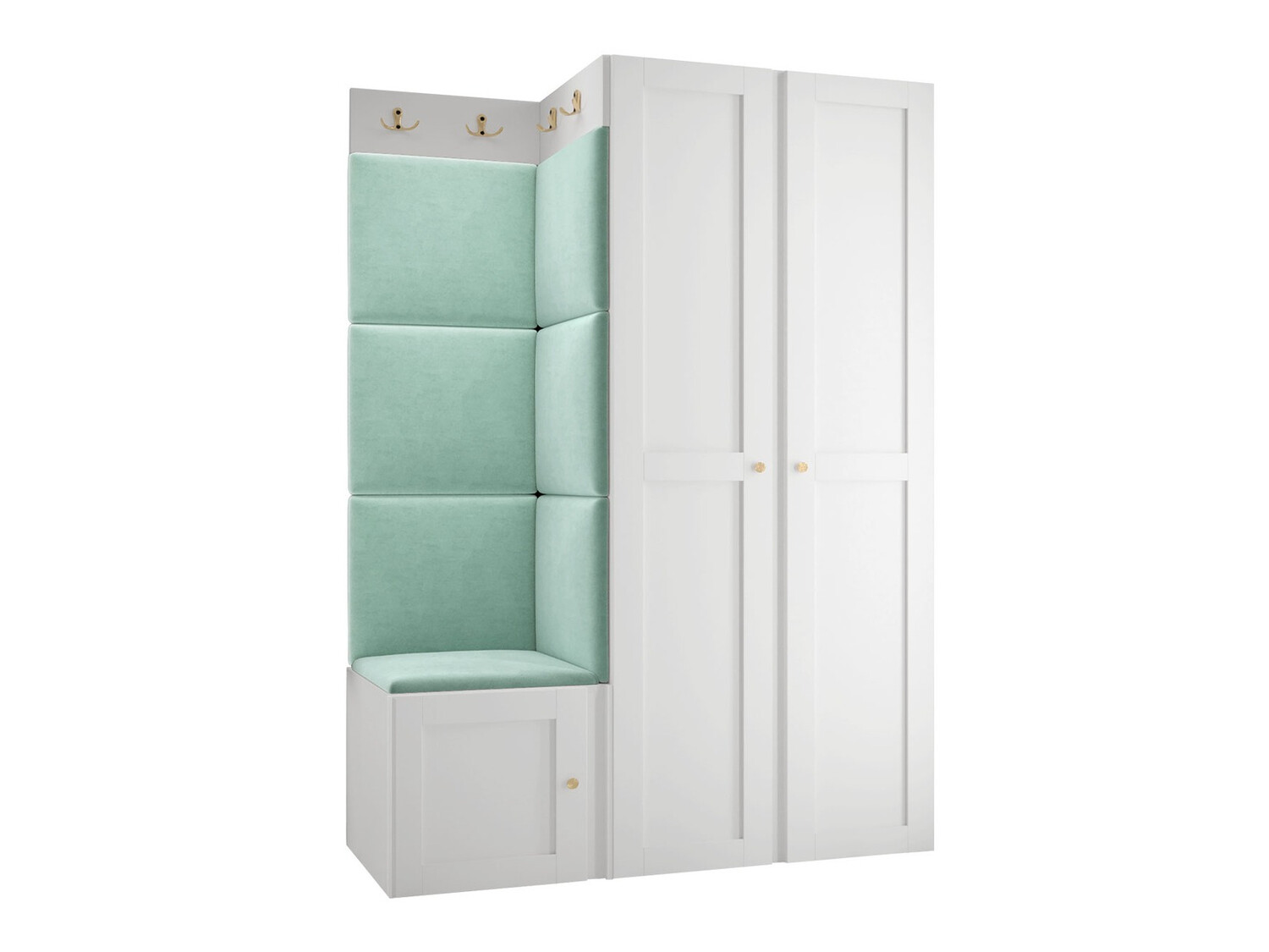 Conjunto para recibidor Hartford 379 (Blanco)