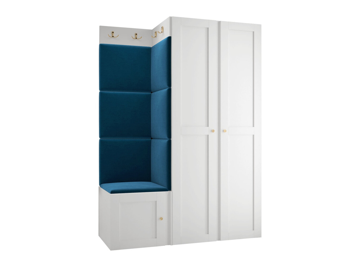 Conjunto para recibidor Hartford 379 (Blanco)