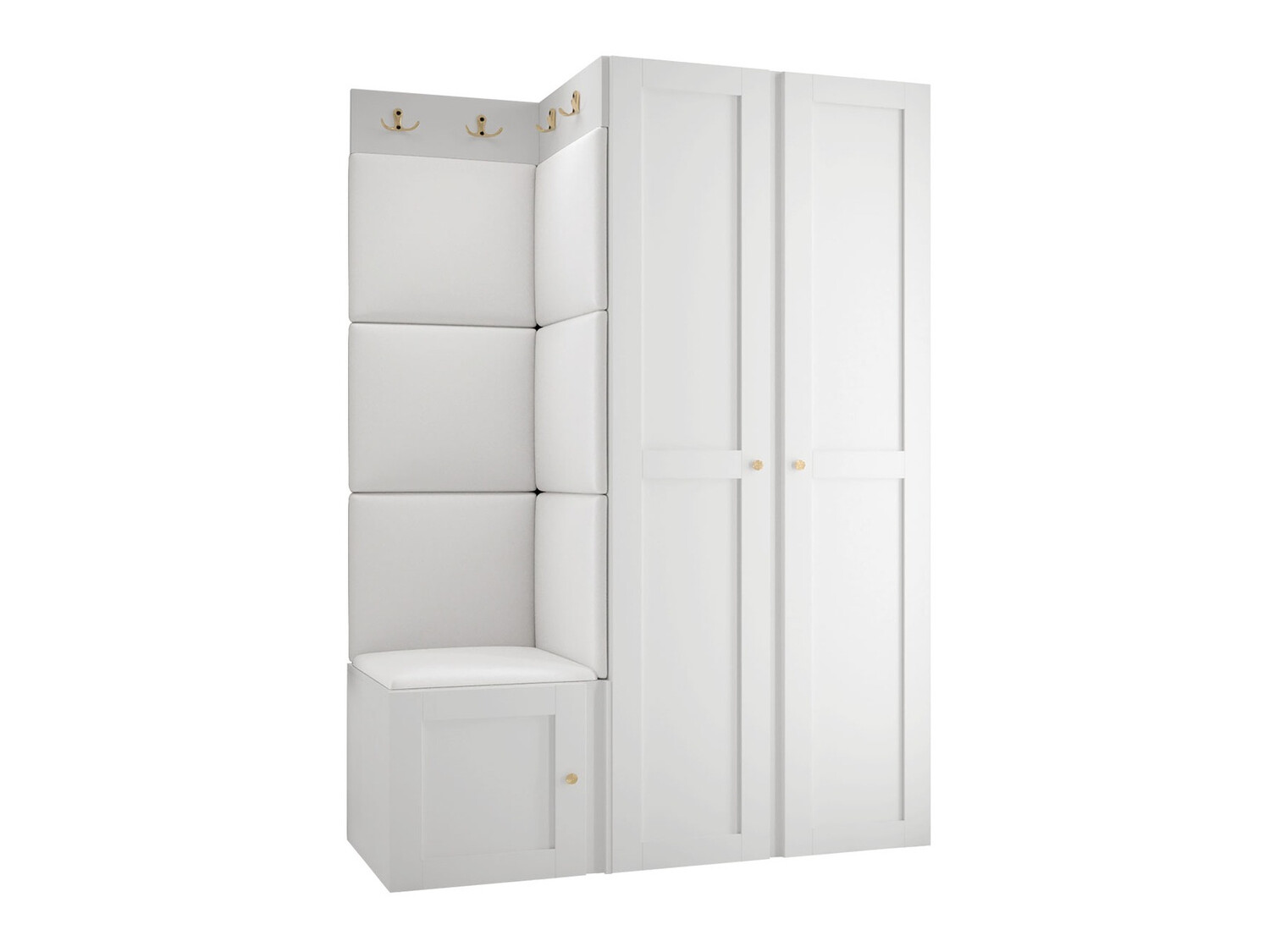 Conjunto para recibidor Hartford 379 (Blanco)