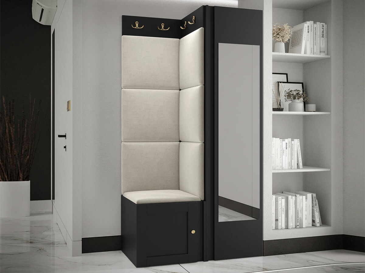 Conjunto para recibidor Hartford 382 (Negro)