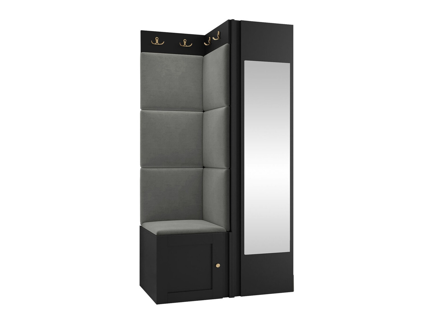 Conjunto para recibidor Hartford 382 (Negro)