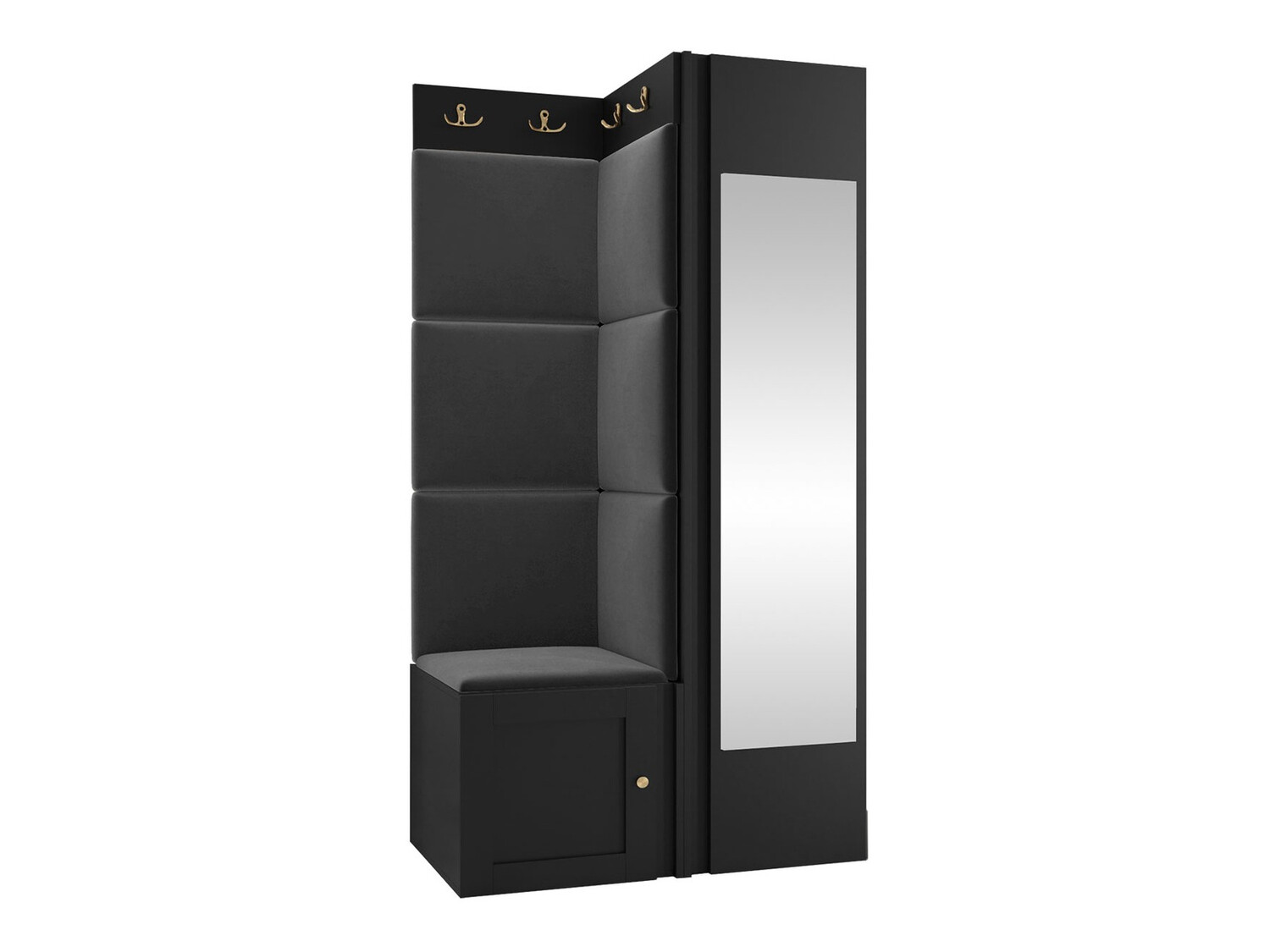 Conjunto para recibidor Hartford 382 (Negro)