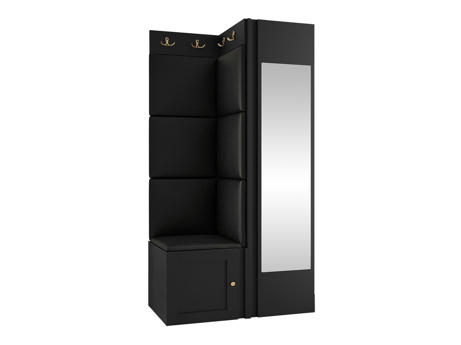 Conjunto para recibidor Hartford 382 (Negro)