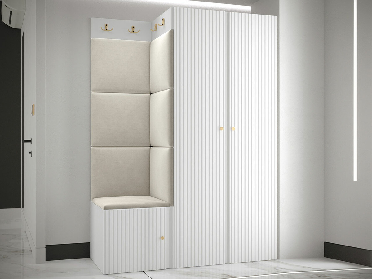 Conjunto para recibidor Hartford 387 (Blanco)