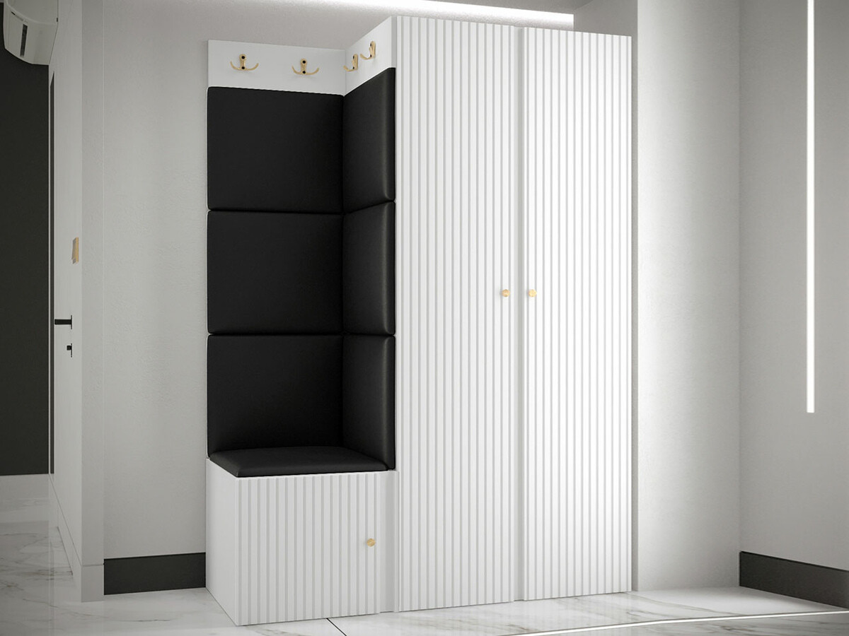 Conjunto para recibidor Hartford 387 (Cuero ecológico Soft 011)