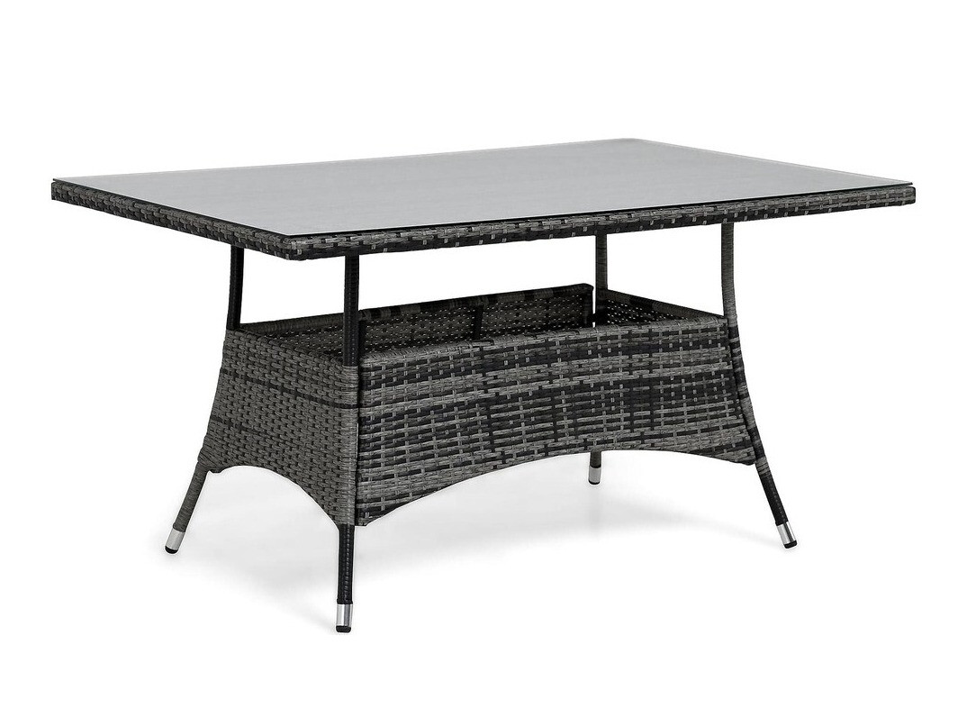Conjunto de mesa y sillas Comfort Garden 1393 (Gris + Blanco)