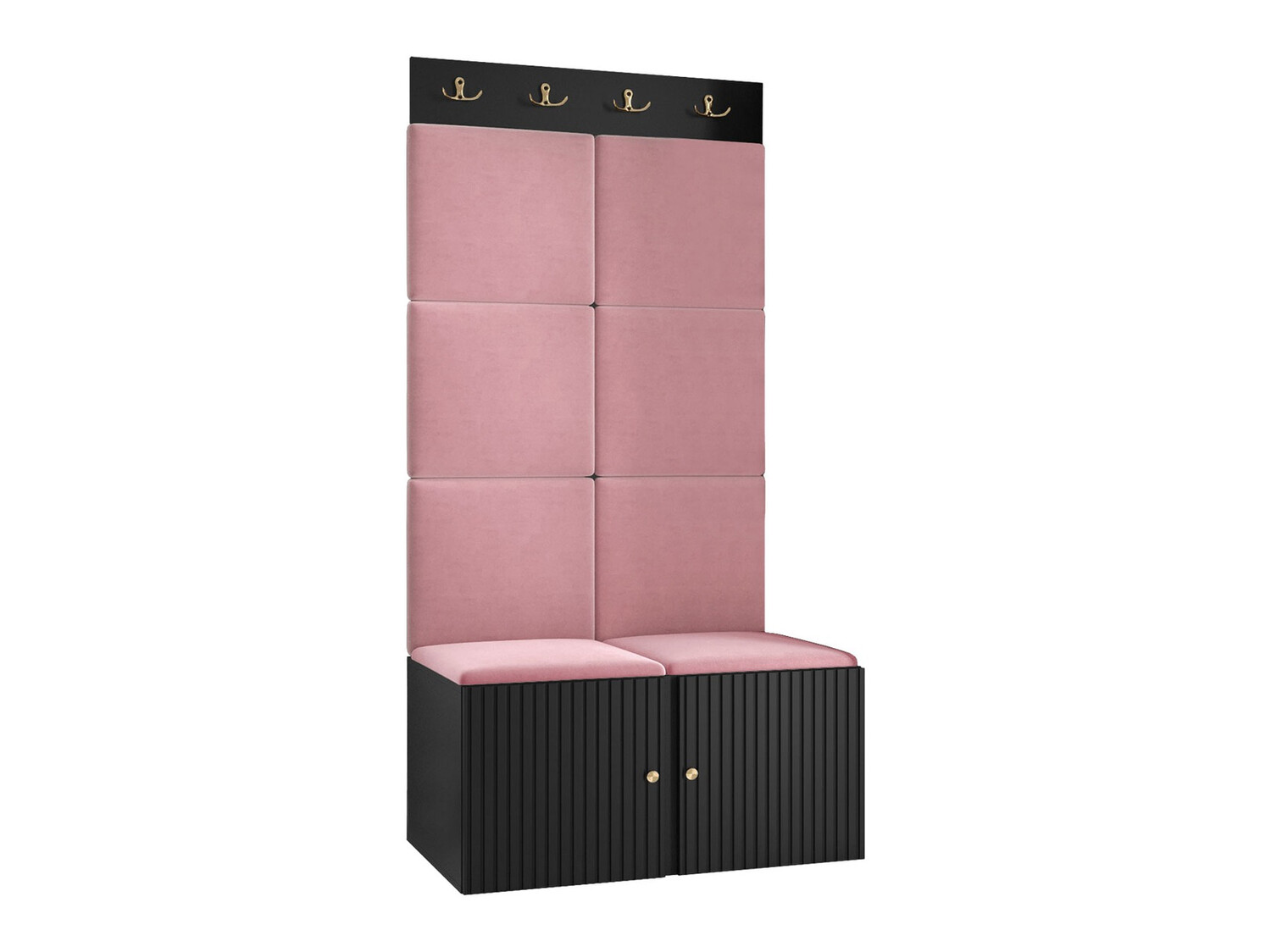 Conjunto para recibidor Hartford 383 (Negro)