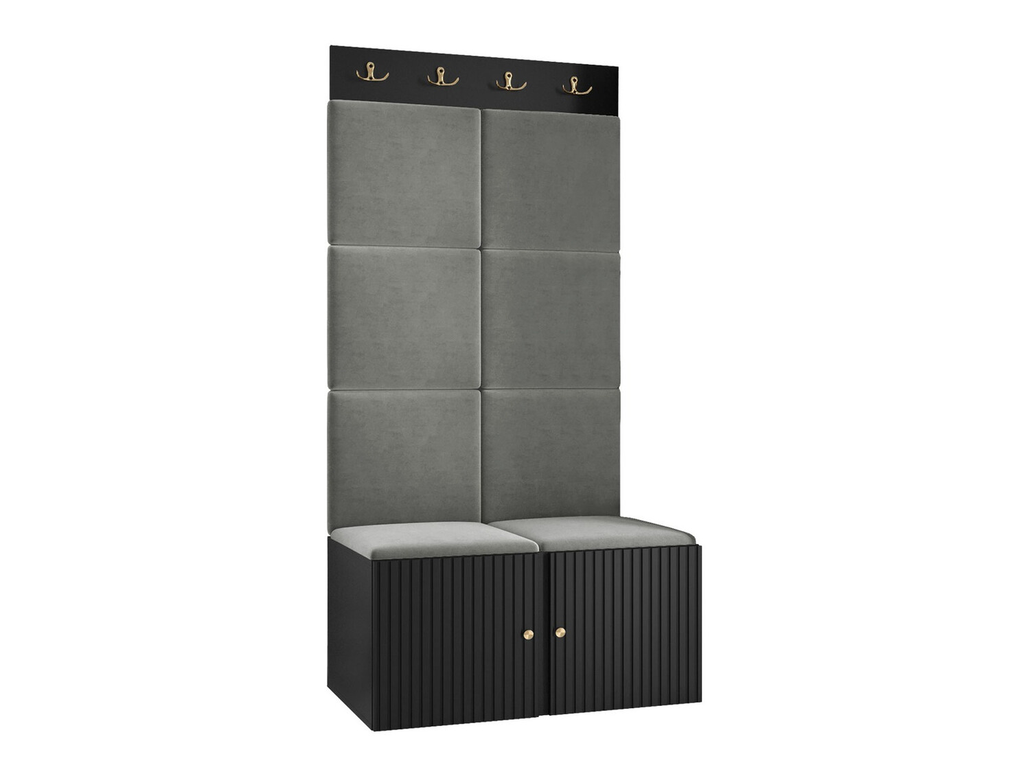 Conjunto para recibidor Hartford 383 (Negro)