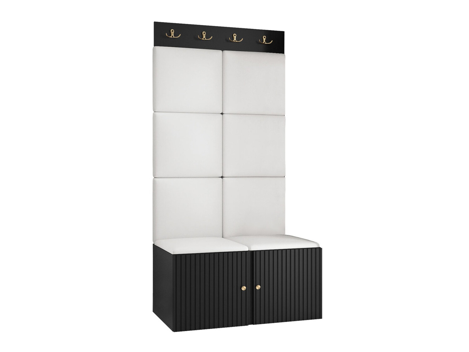 Conjunto para recibidor Hartford 383 (Negro)