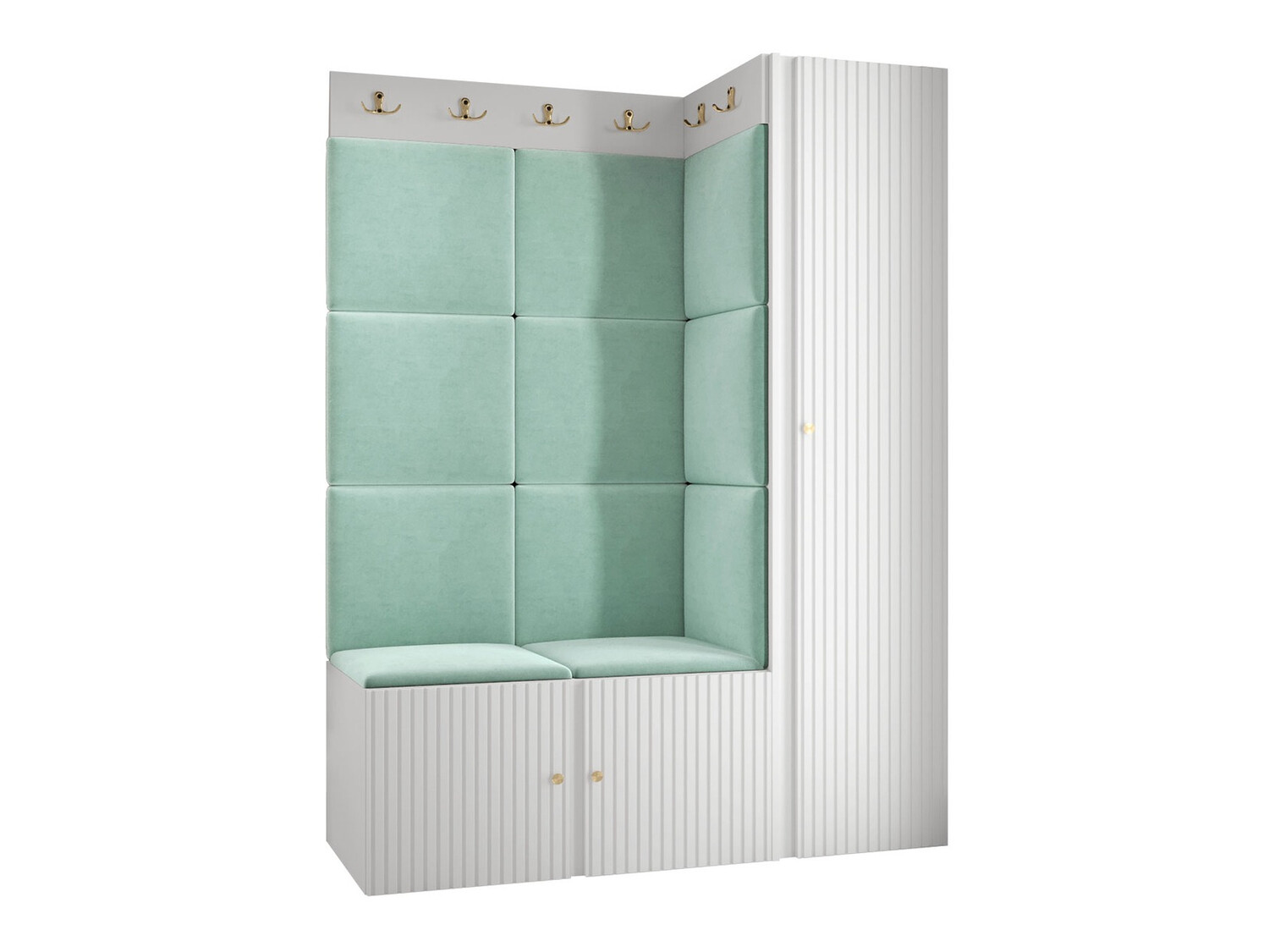 Conjunto para recibidor Hartford 385 (Blanco)