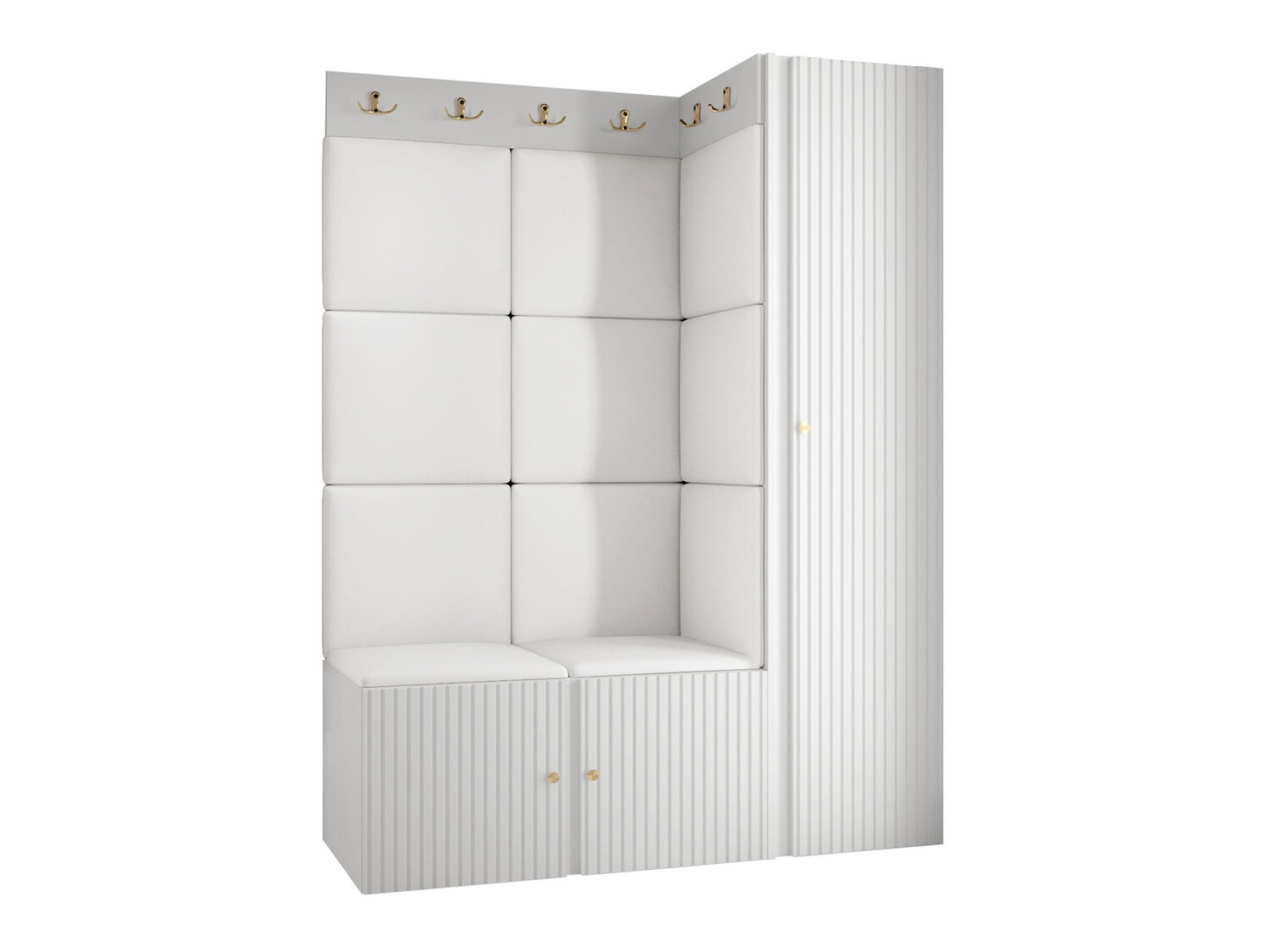 Conjunto para recibidor Hartford 385 (Blanco)