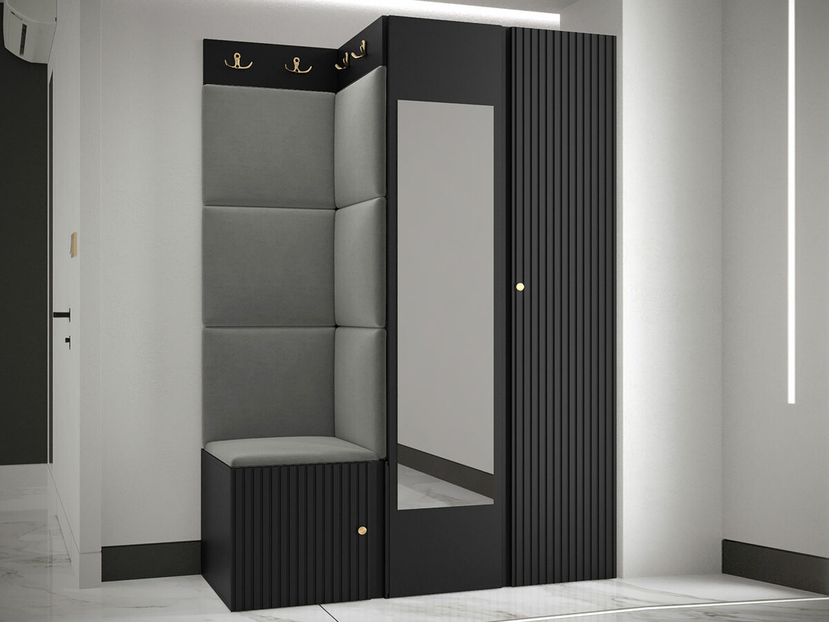 Conjunto para recibidor Hartford 388 (Negro)