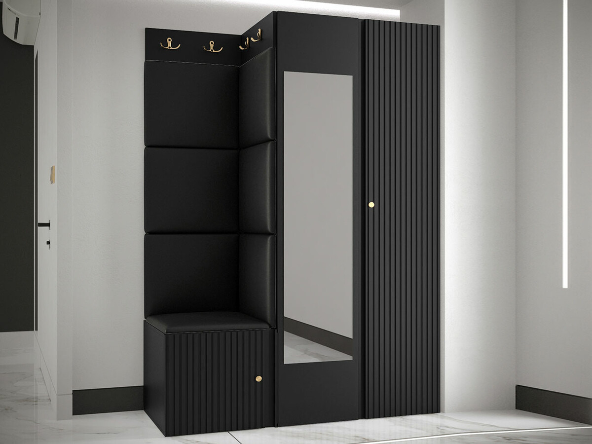 Conjunto para recibidor Hartford 388 (Negro)