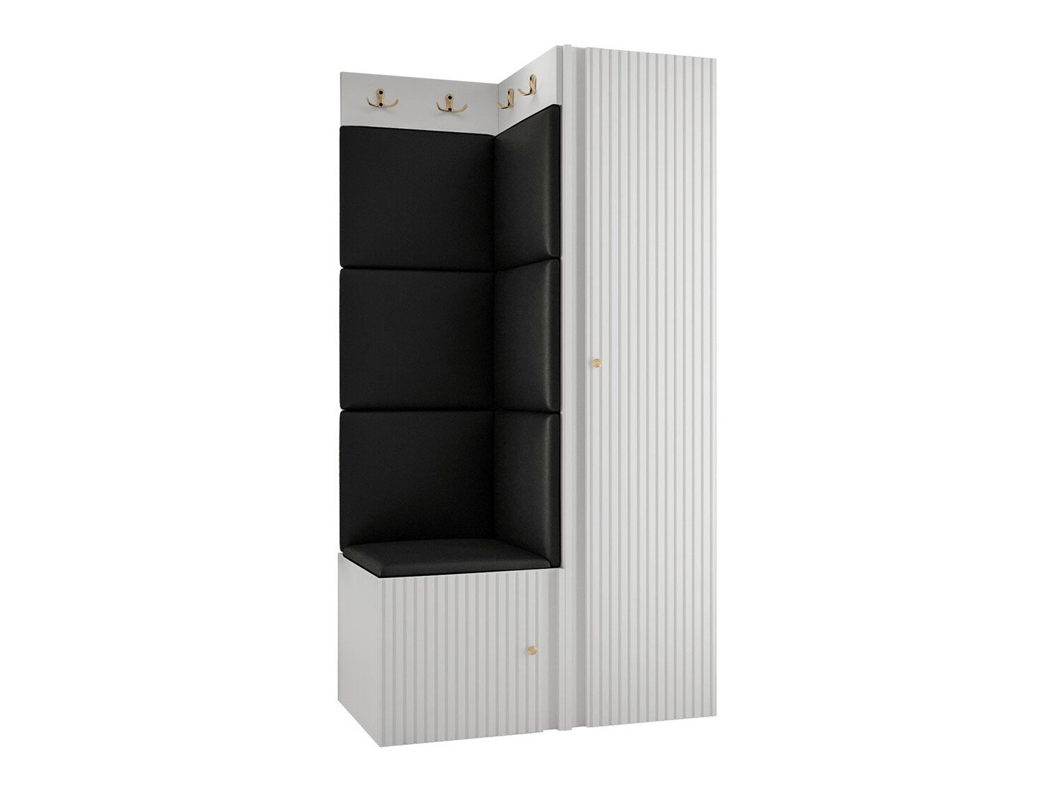 Conjunto para recibidor Hartford 390 (Cuero ecológico Soft 011)